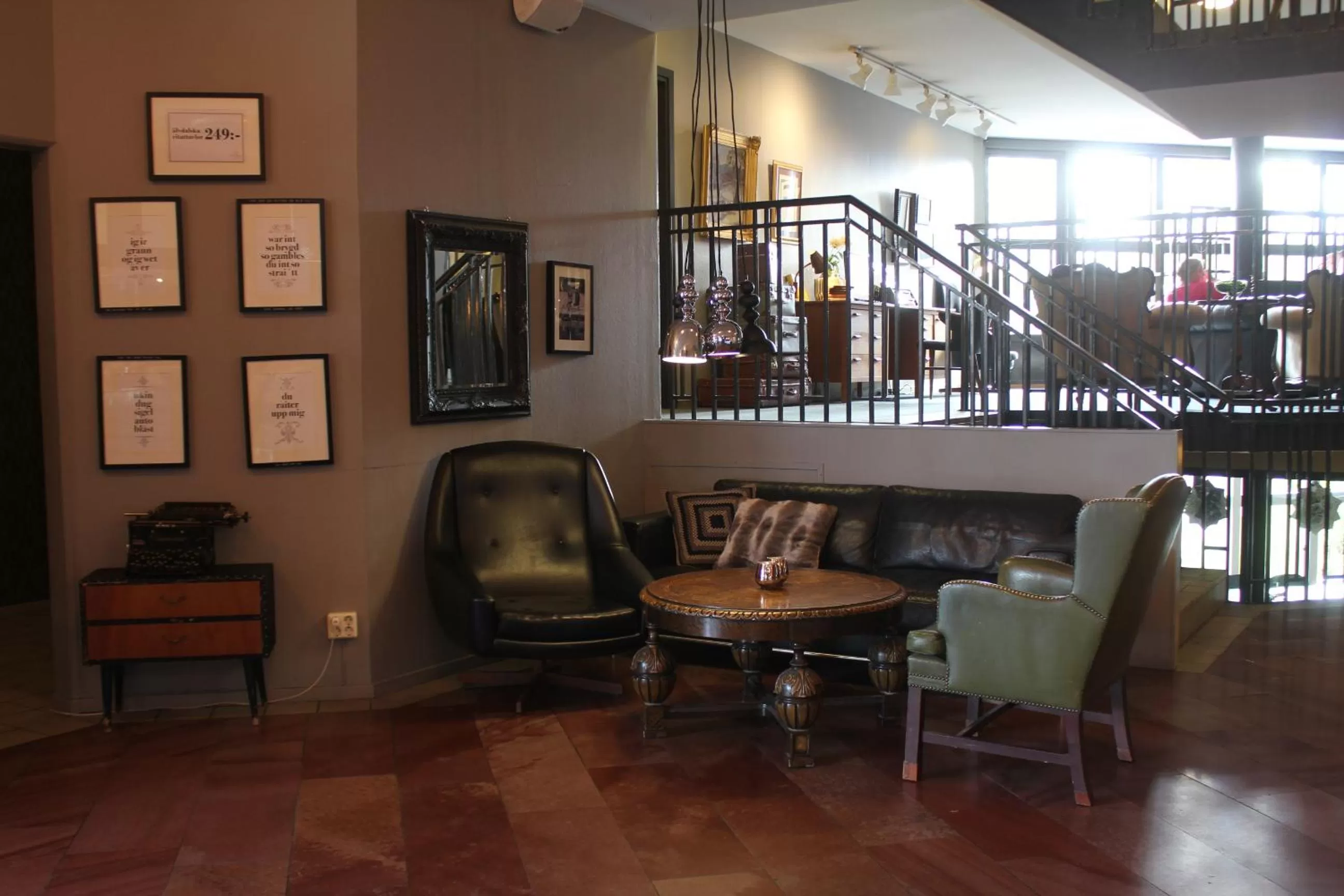 Lobby or reception in Hotell Älvdalen