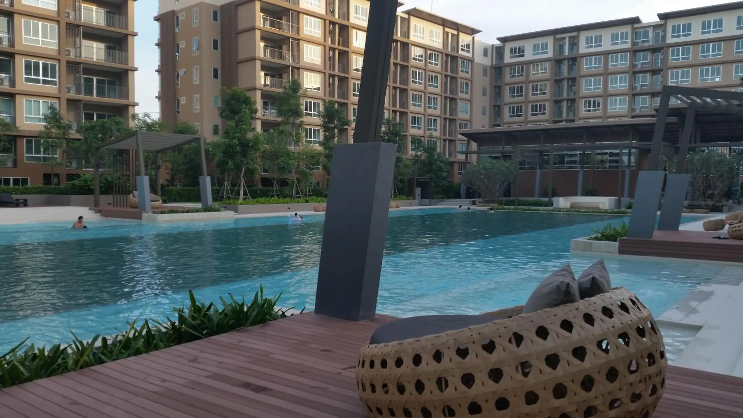 Swimming Pool in The Ralaxing Room at Baan Tew Lom Condo Cha Am - Hua Hin