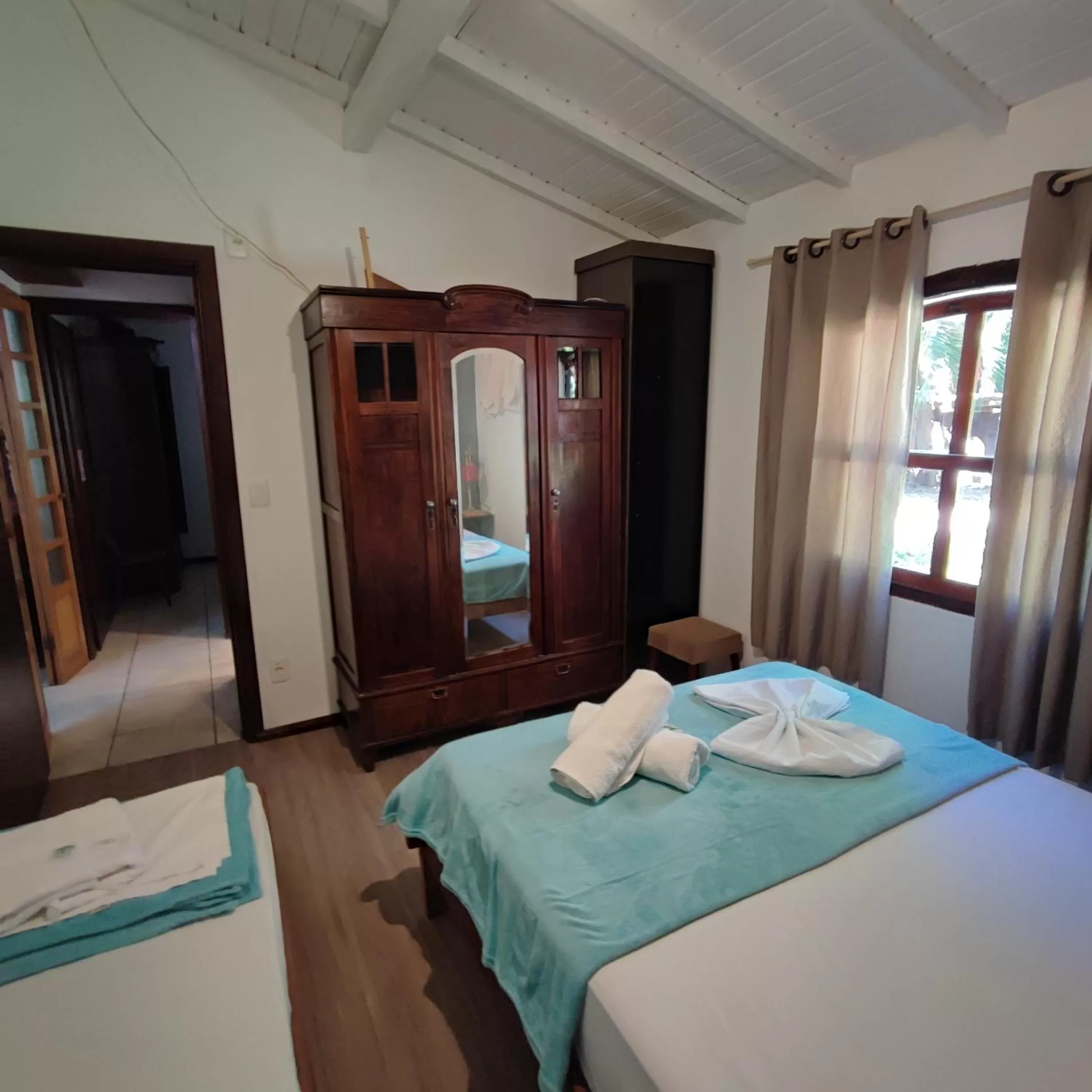 Bed in Hotel Chácara das Flores