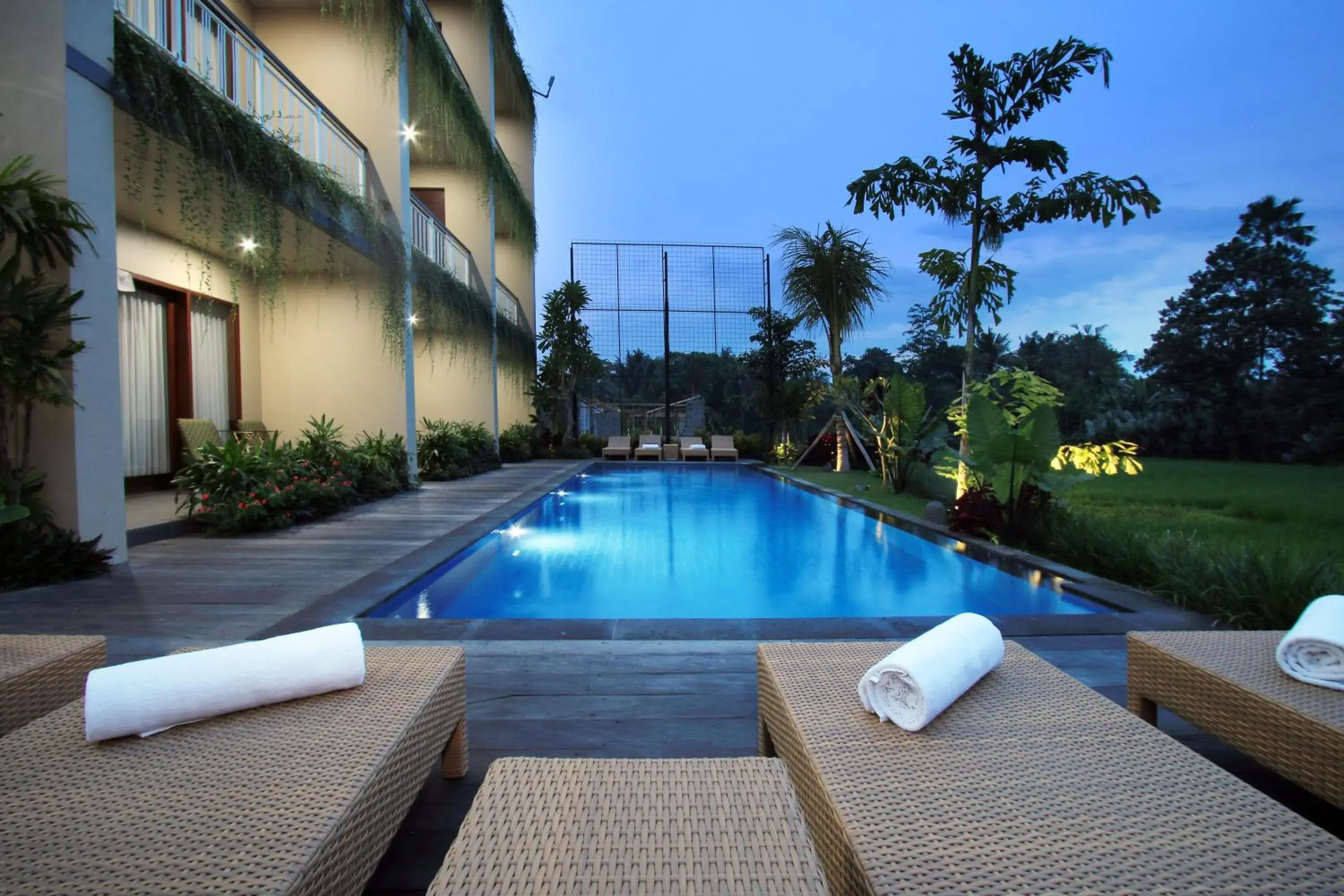 Garden, Swimming Pool in Byasa Ubud Hotel