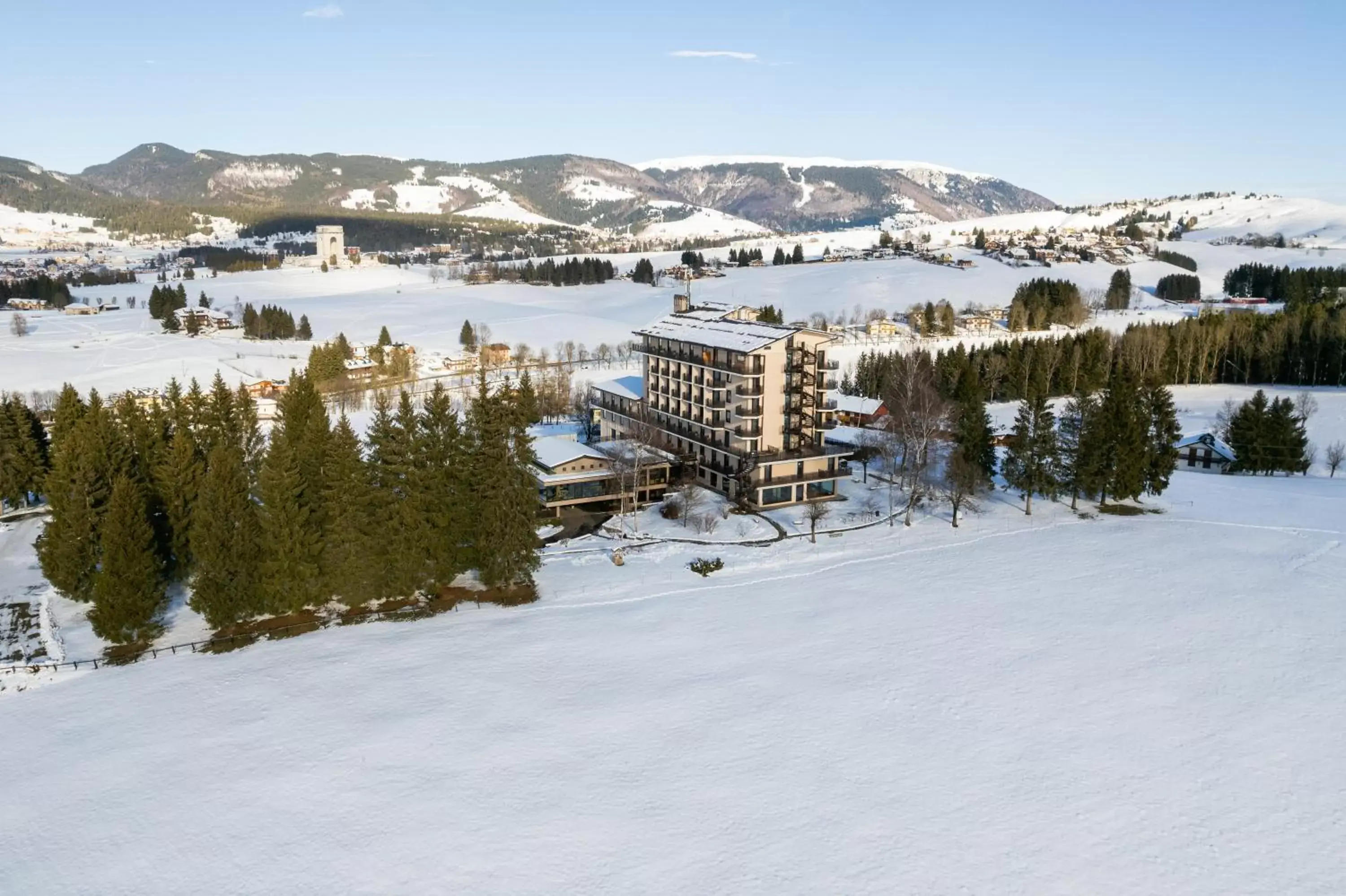 Property building, Winter in Linta Hotel Wellness & Spa