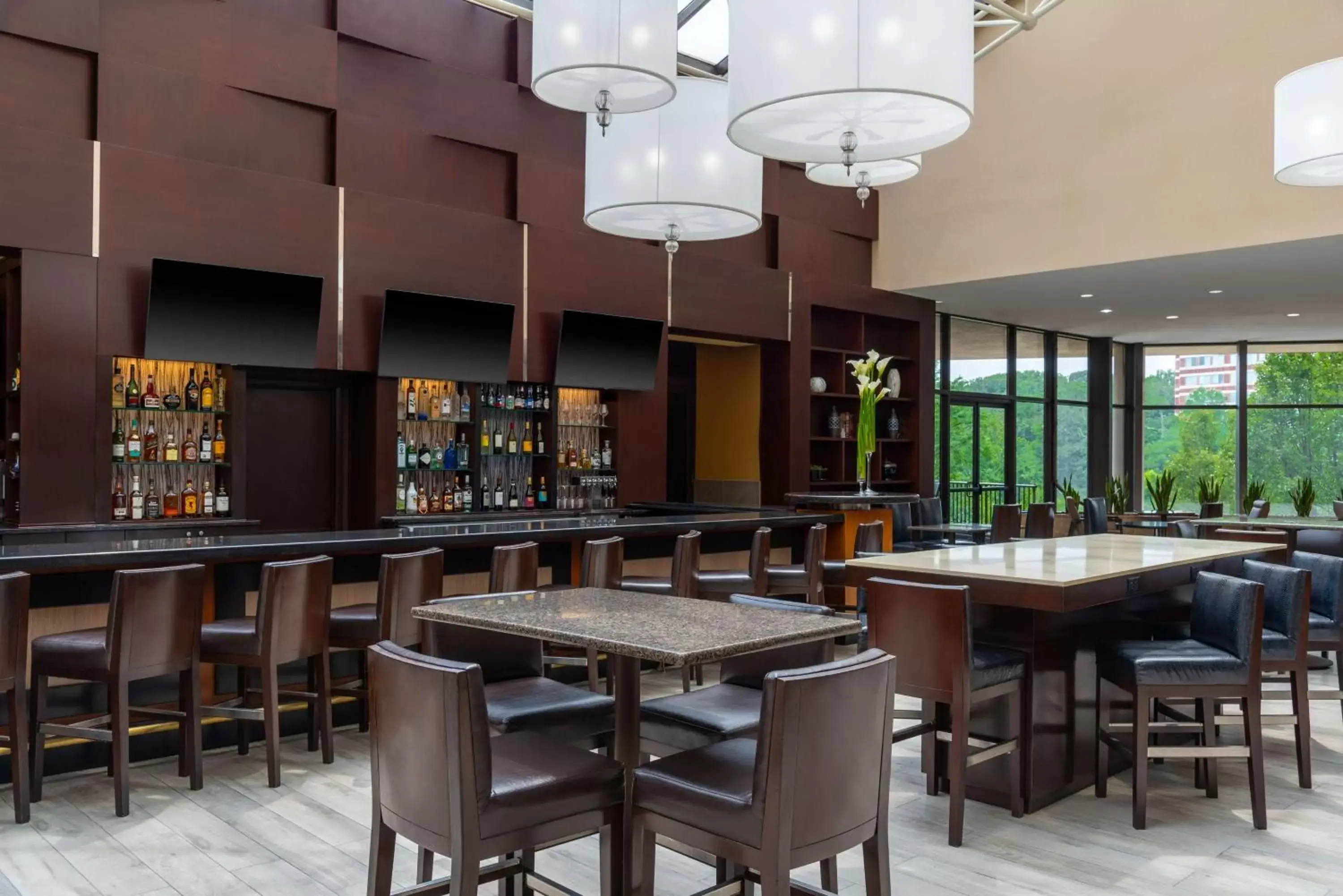 Lounge or bar, Restaurant/Places to Eat in Hilton Alexandria Mark Center