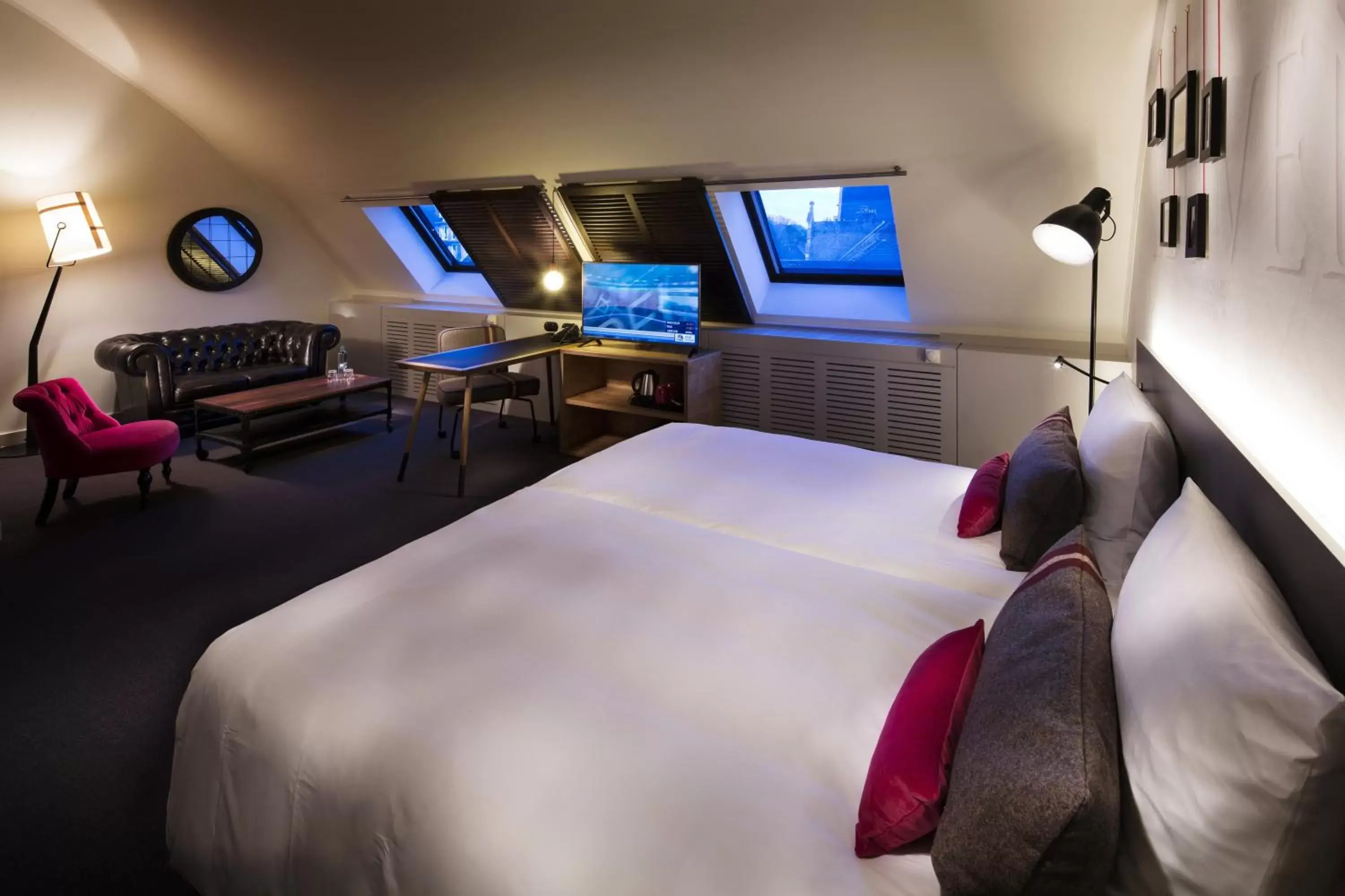 Bedroom in pentahotel Leuven
