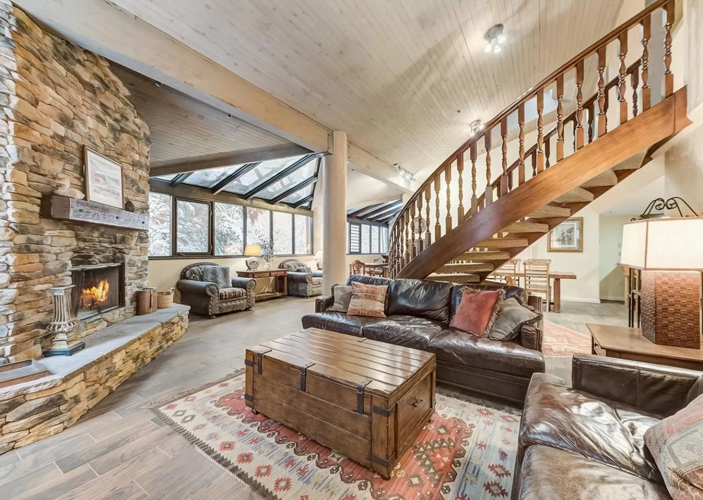 Living room in Silver King by All Seasons Resort Lodging