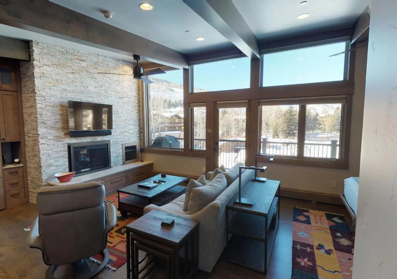 Living room in Manor Vail Lodge