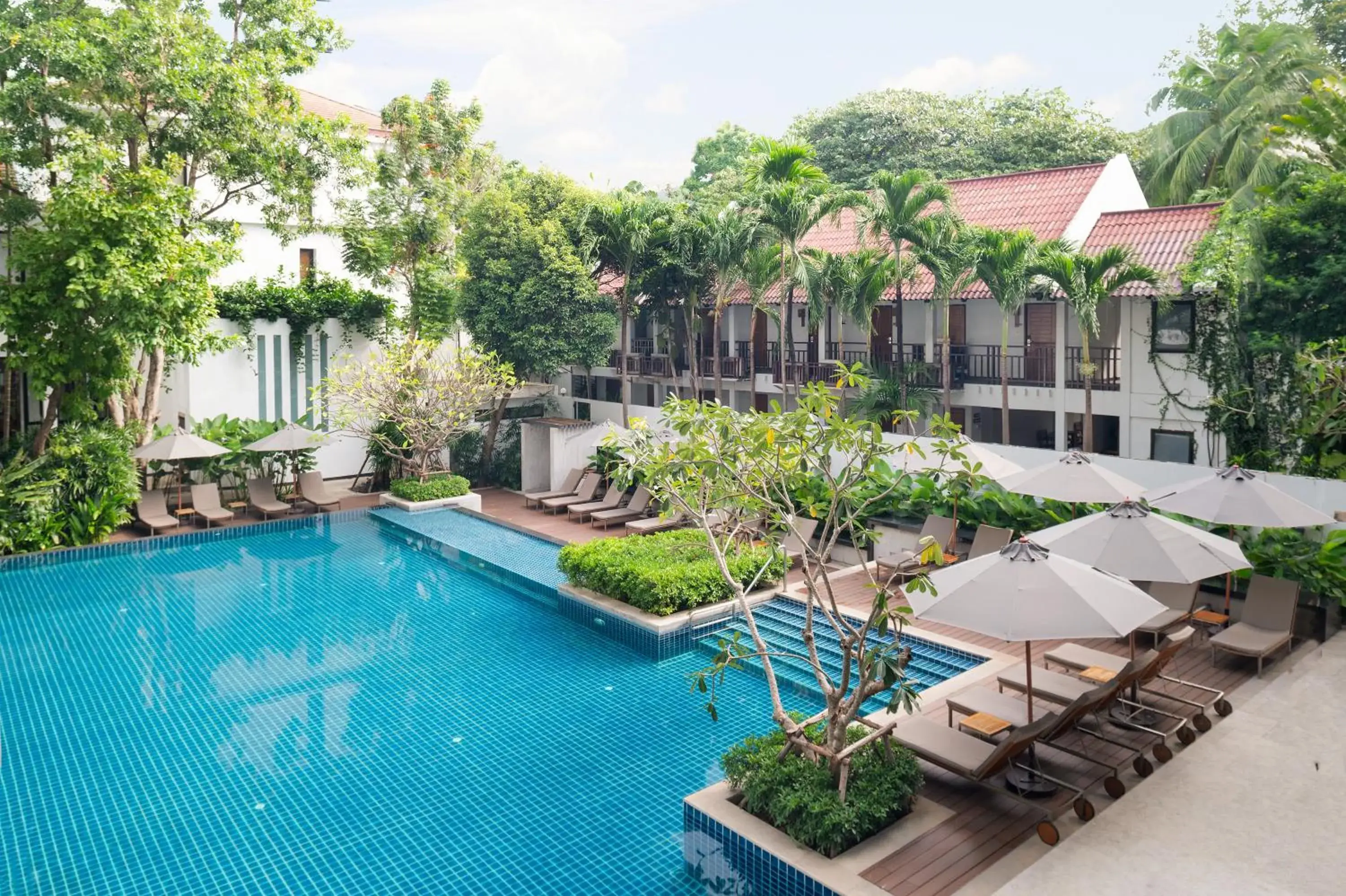 Swimming pool, Pool View in Woodlands Suites Serviced Residences - SHA Extra Plus