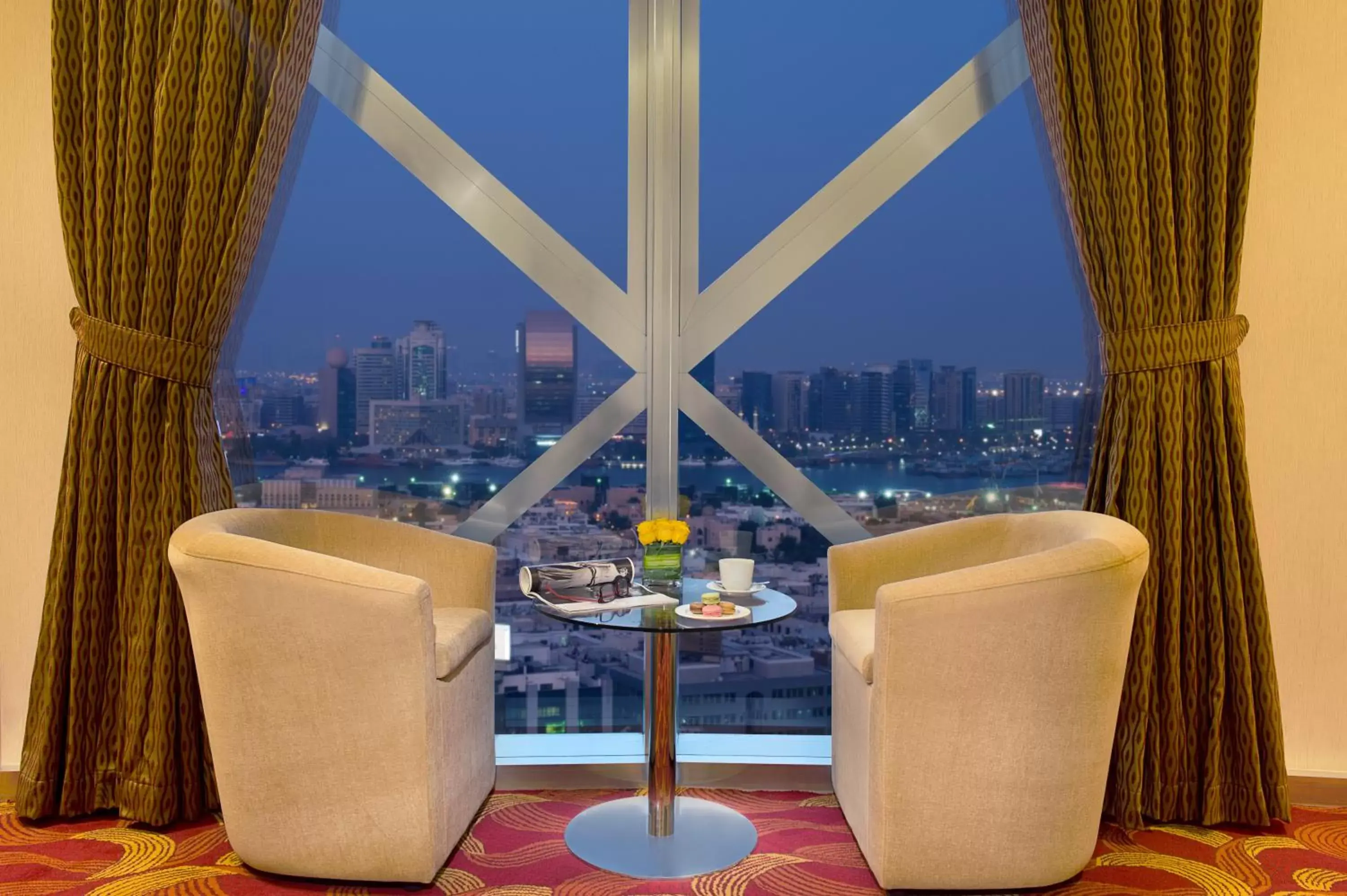 Living room in City Seasons Towers Hotel Bur Dubai