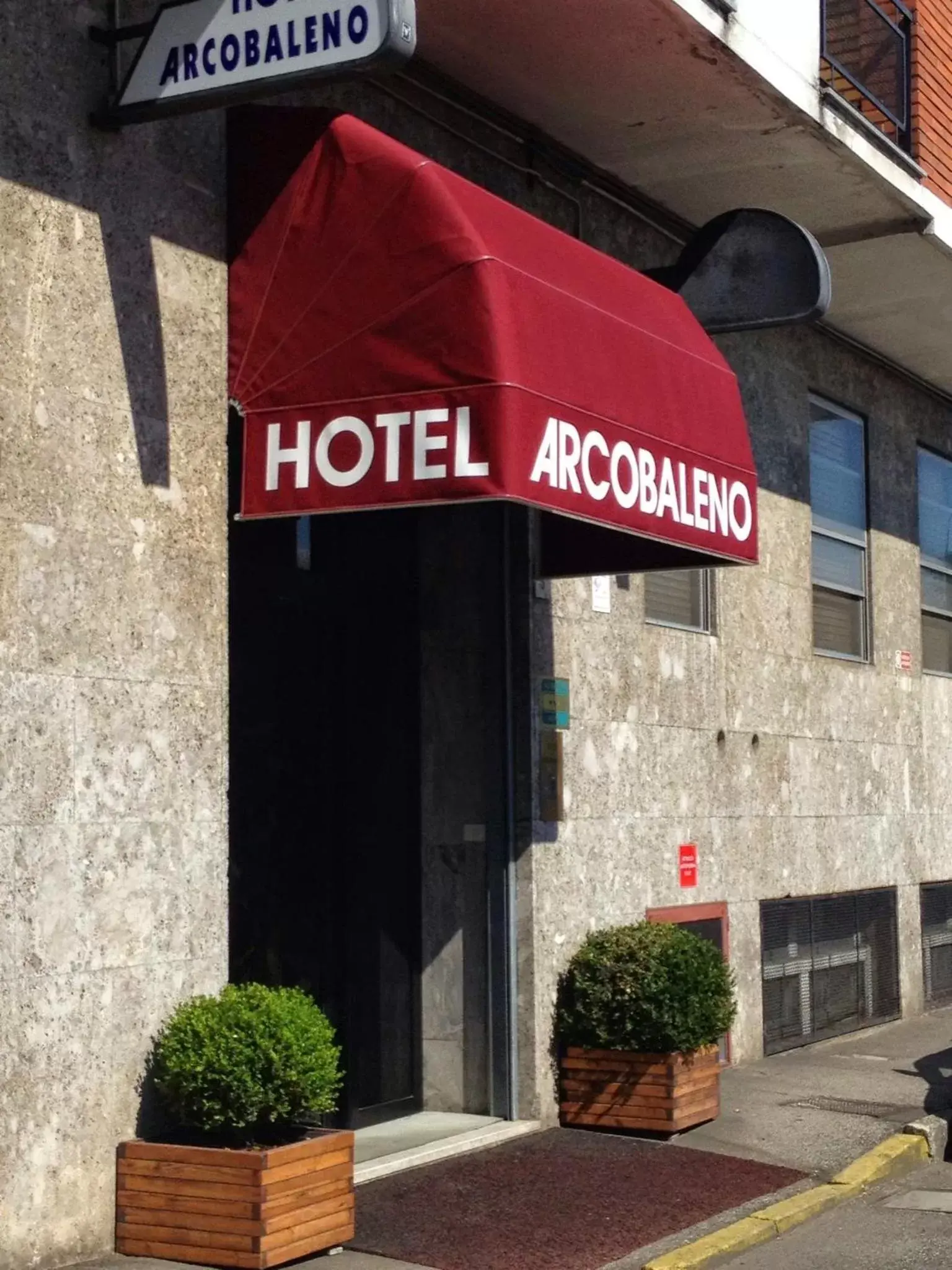 Facade/entrance in Hotel Arcobaleno