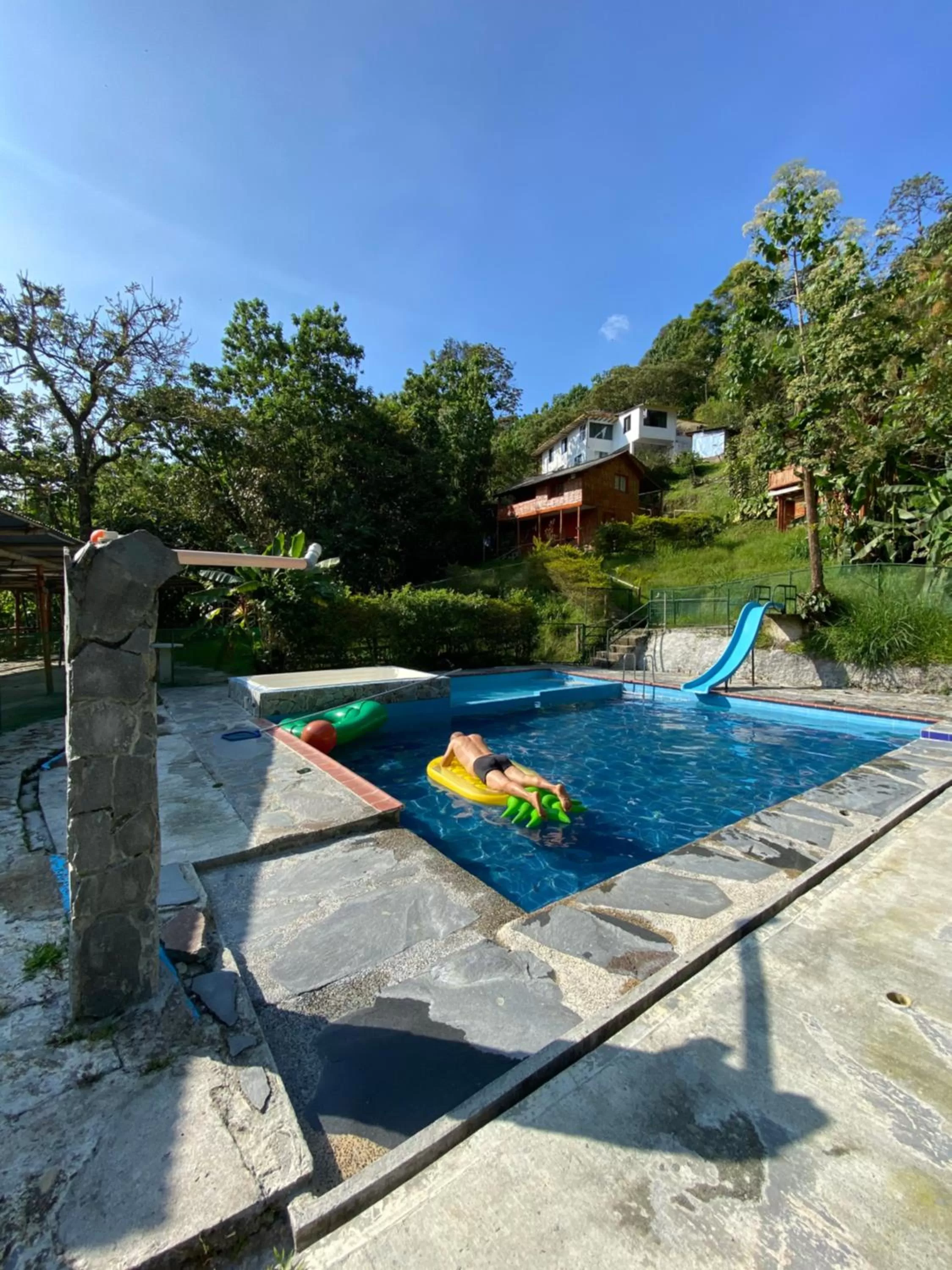 Swimming pool in Eco Lodge La Juanita