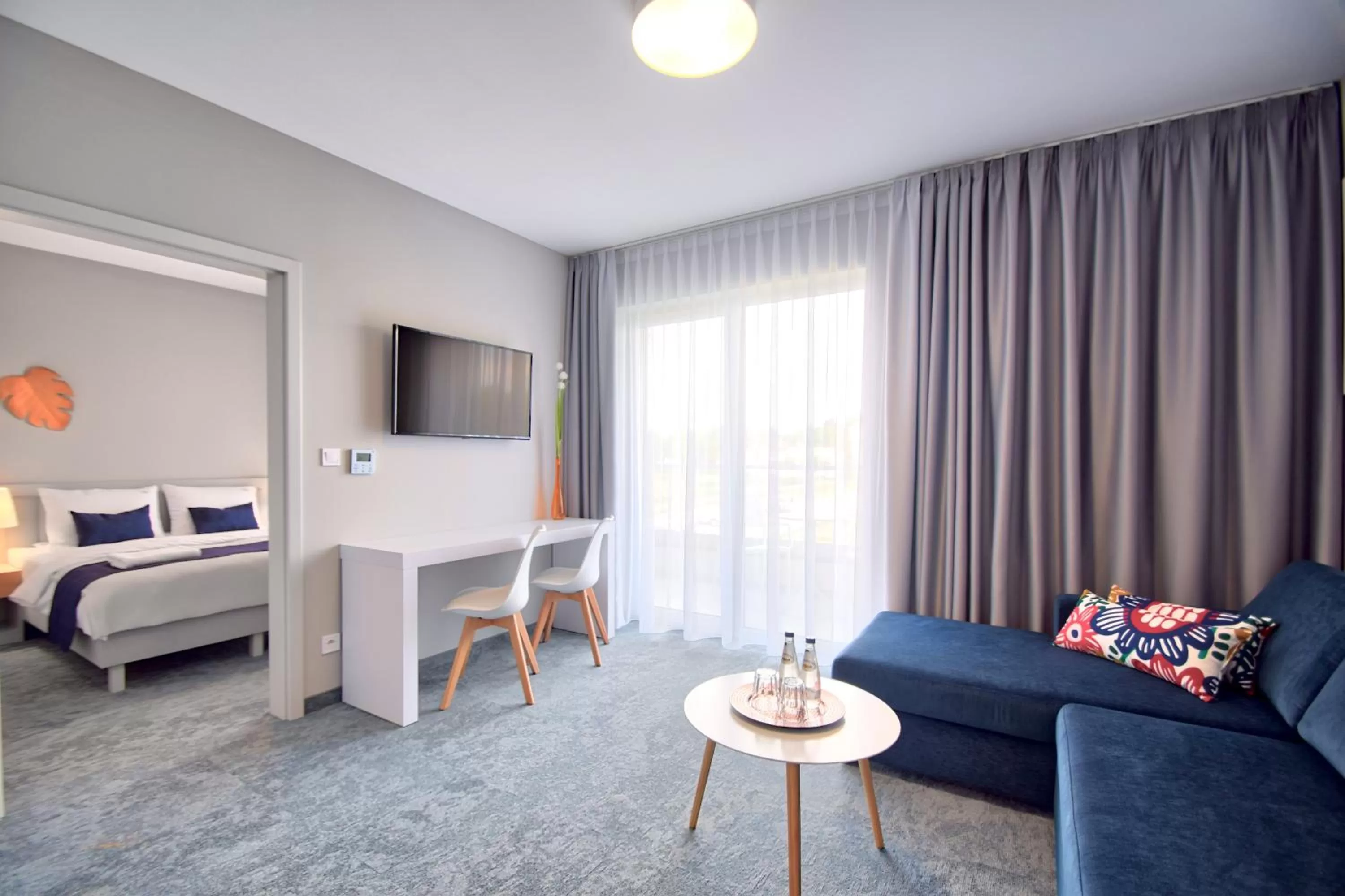 Living room, Bed in Savana Resort Mielno