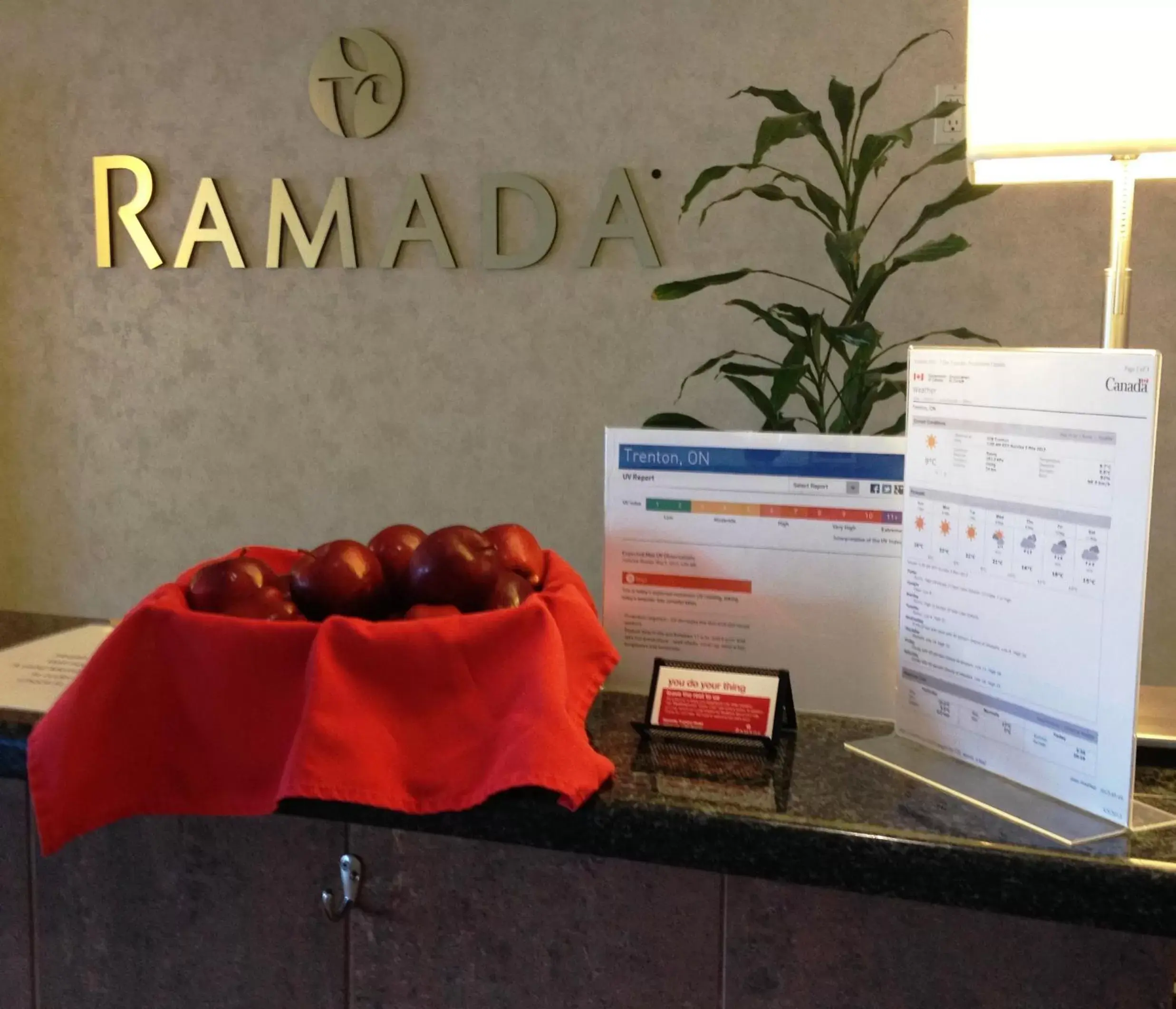 Lobby or reception in Ramada by Wyndham Trenton Lobby or reception in Ramada by Wyndham Trenton