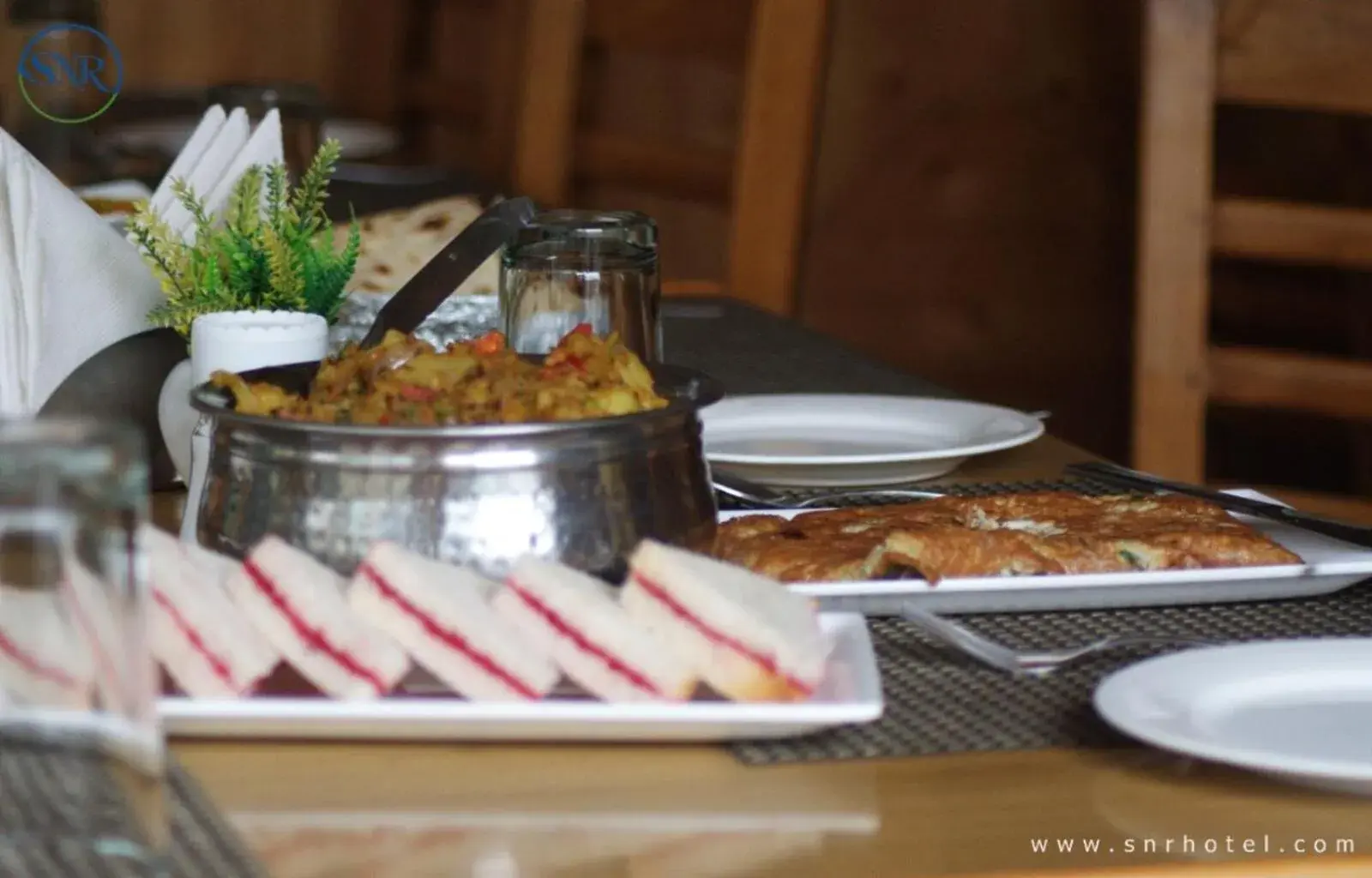 Buffet breakfast, Food in OLD MANALI RETREAT