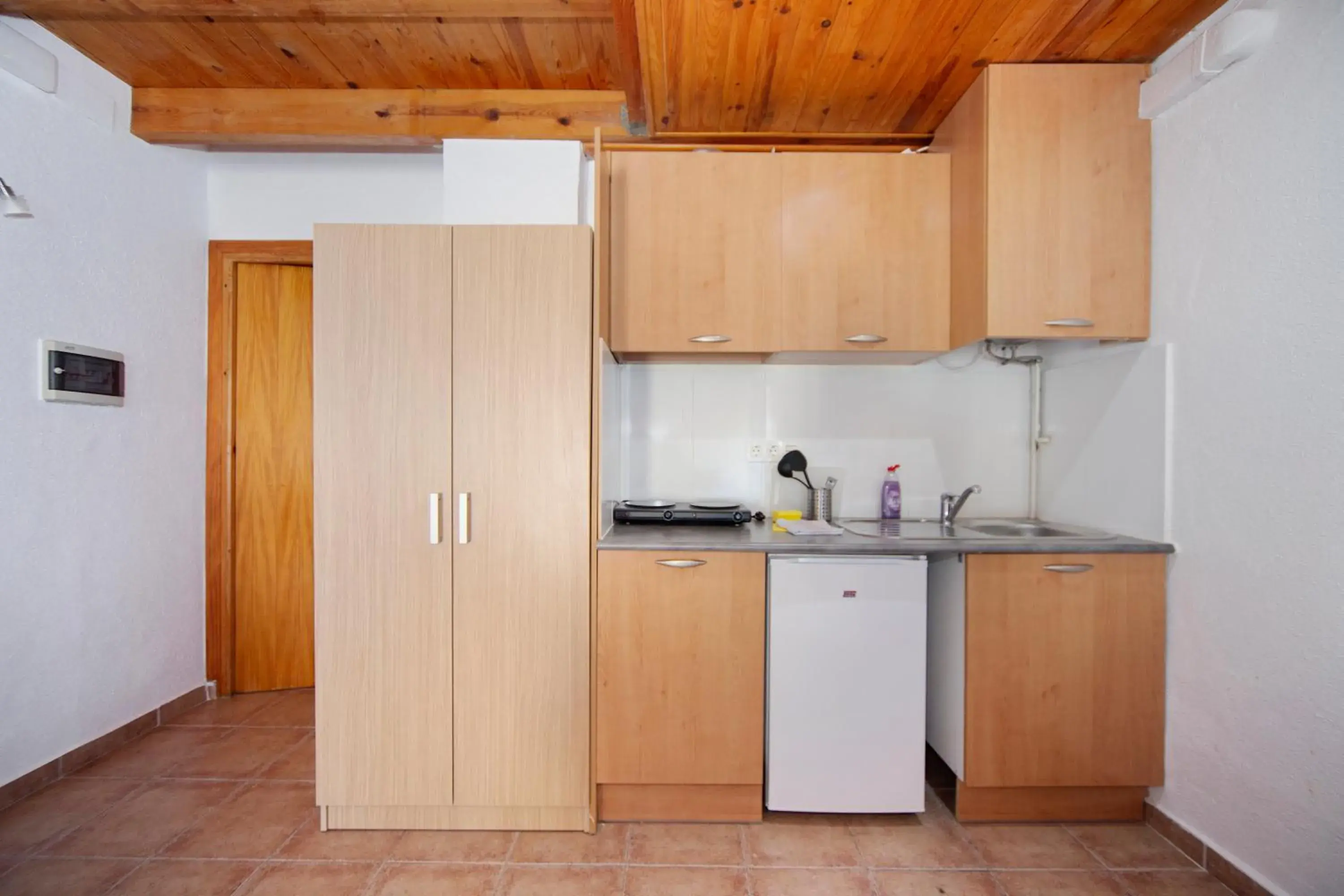 Kitchen/Kitchenette in Aparthotel Carrio Sol - Monty´s