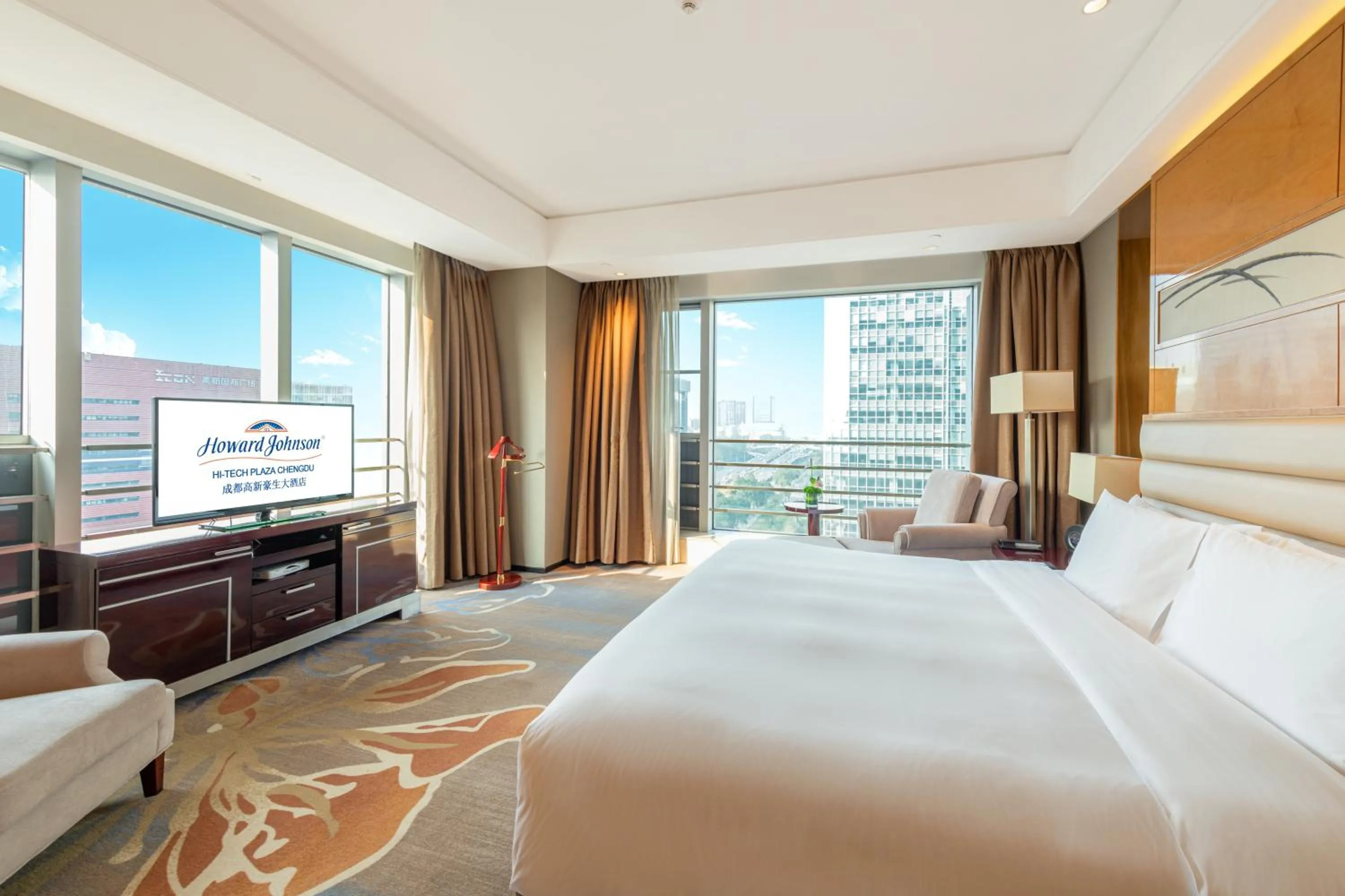 Bed in Howard Johnson Hi - Tech Plaza Chengdu