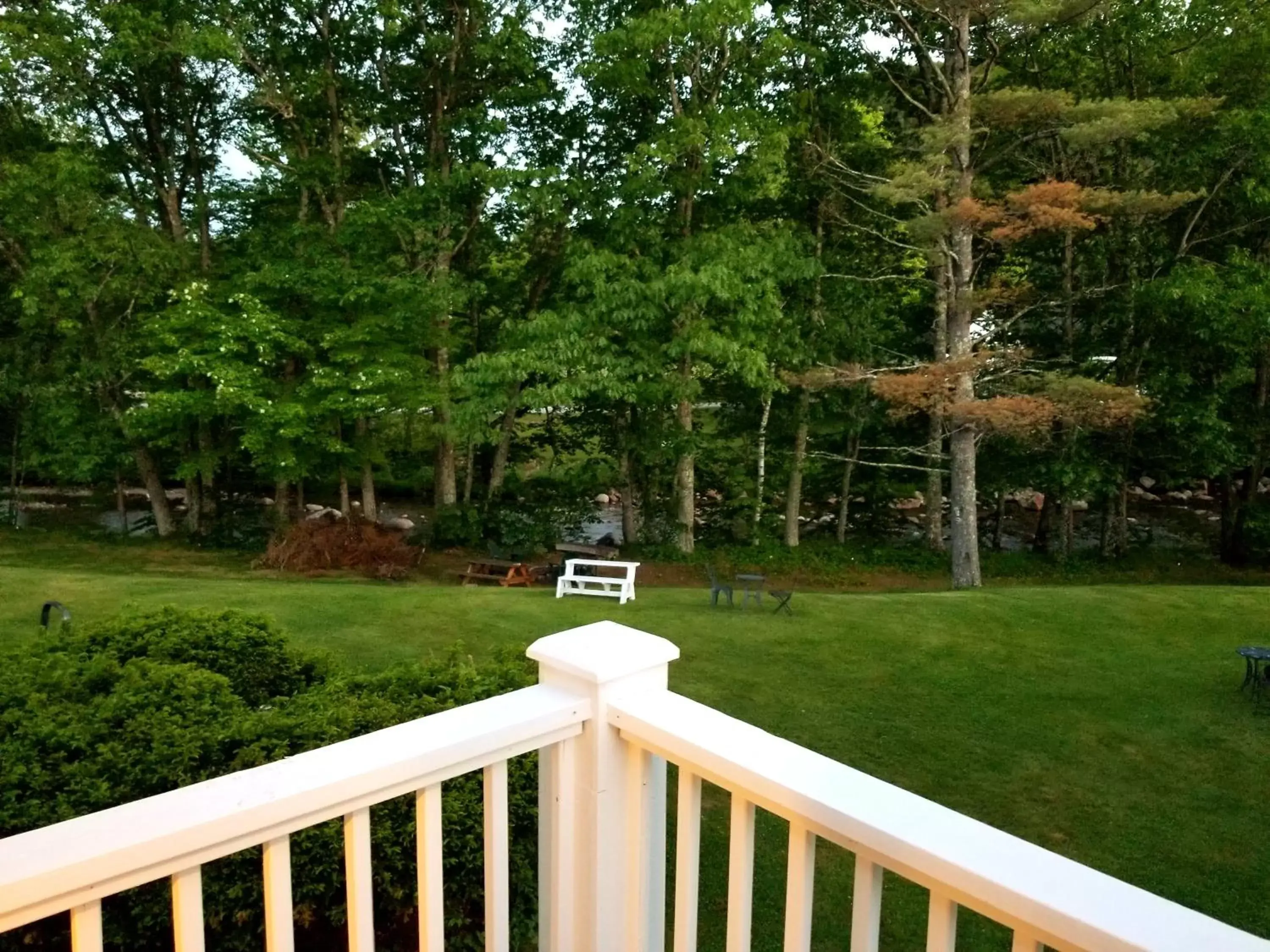 Garden view in The Lodge at Jackson Village