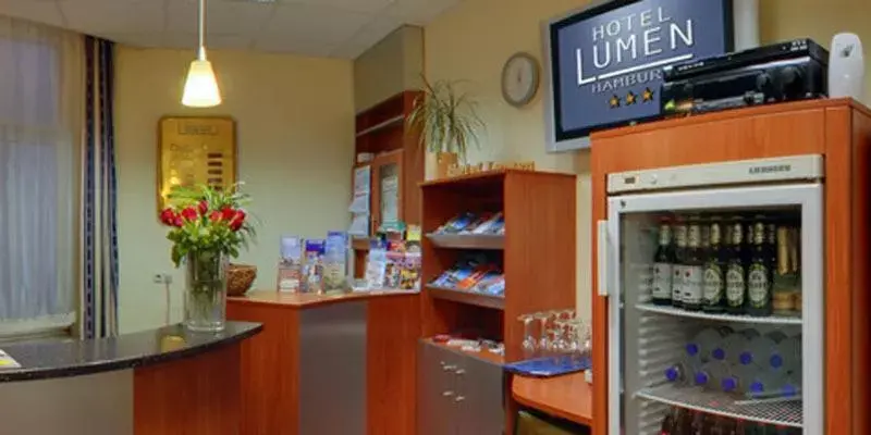 Lobby or reception in Hotel Lumen am Hauptbahnhof Lobby or reception in Hotel Lumen am Hauptbahnhof