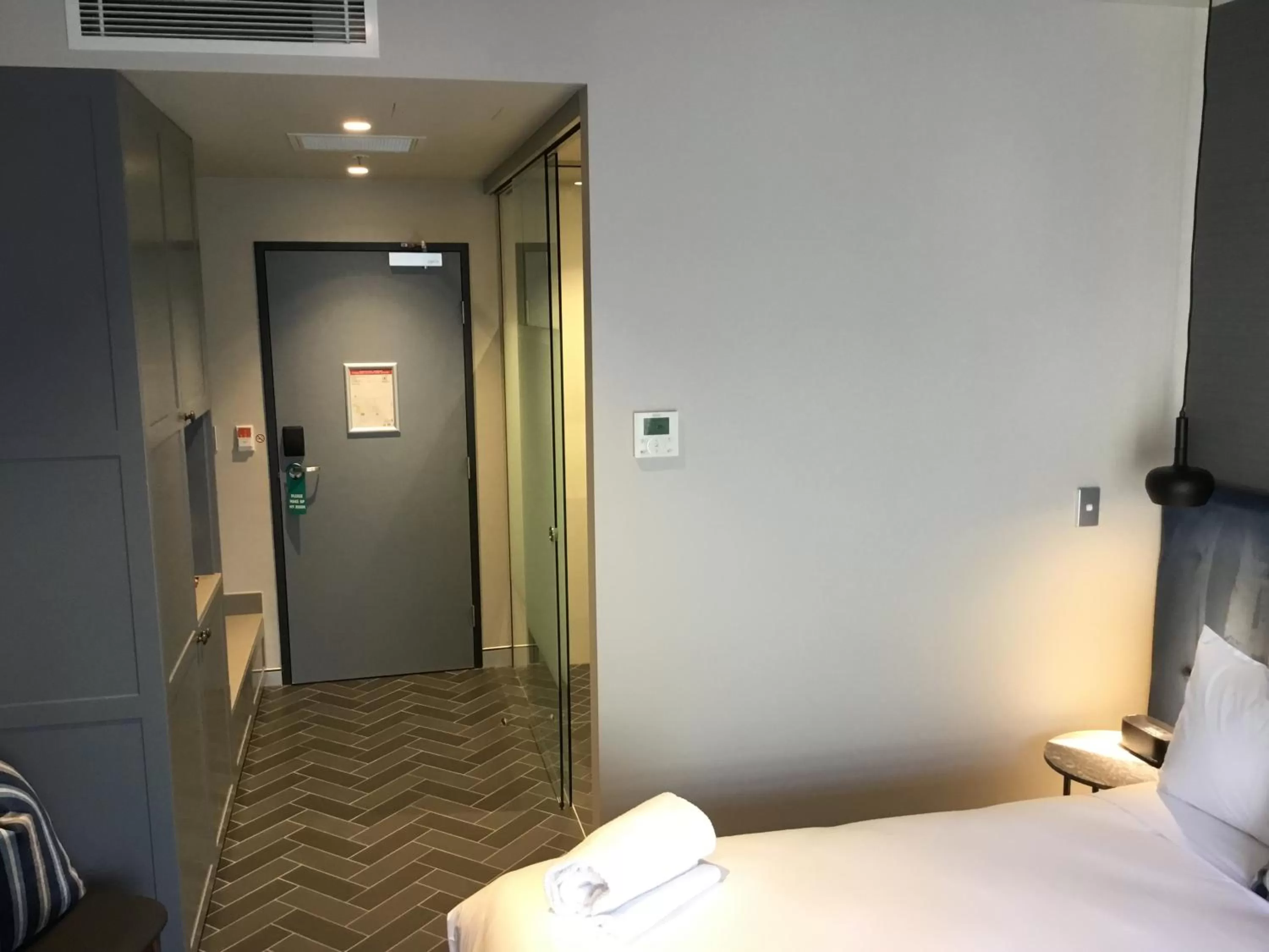 Bed in Mrs Banks Hotel