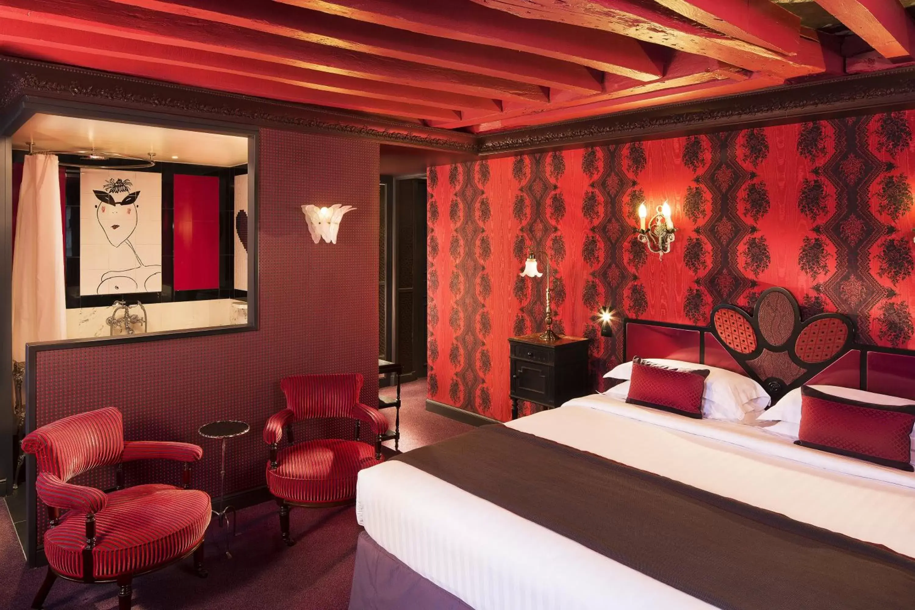 Junior Suite Cocotte in Hôtel Les Dames du Panthéon Junior Suite Cocotte in Hôtel Les Dames du Panthéon