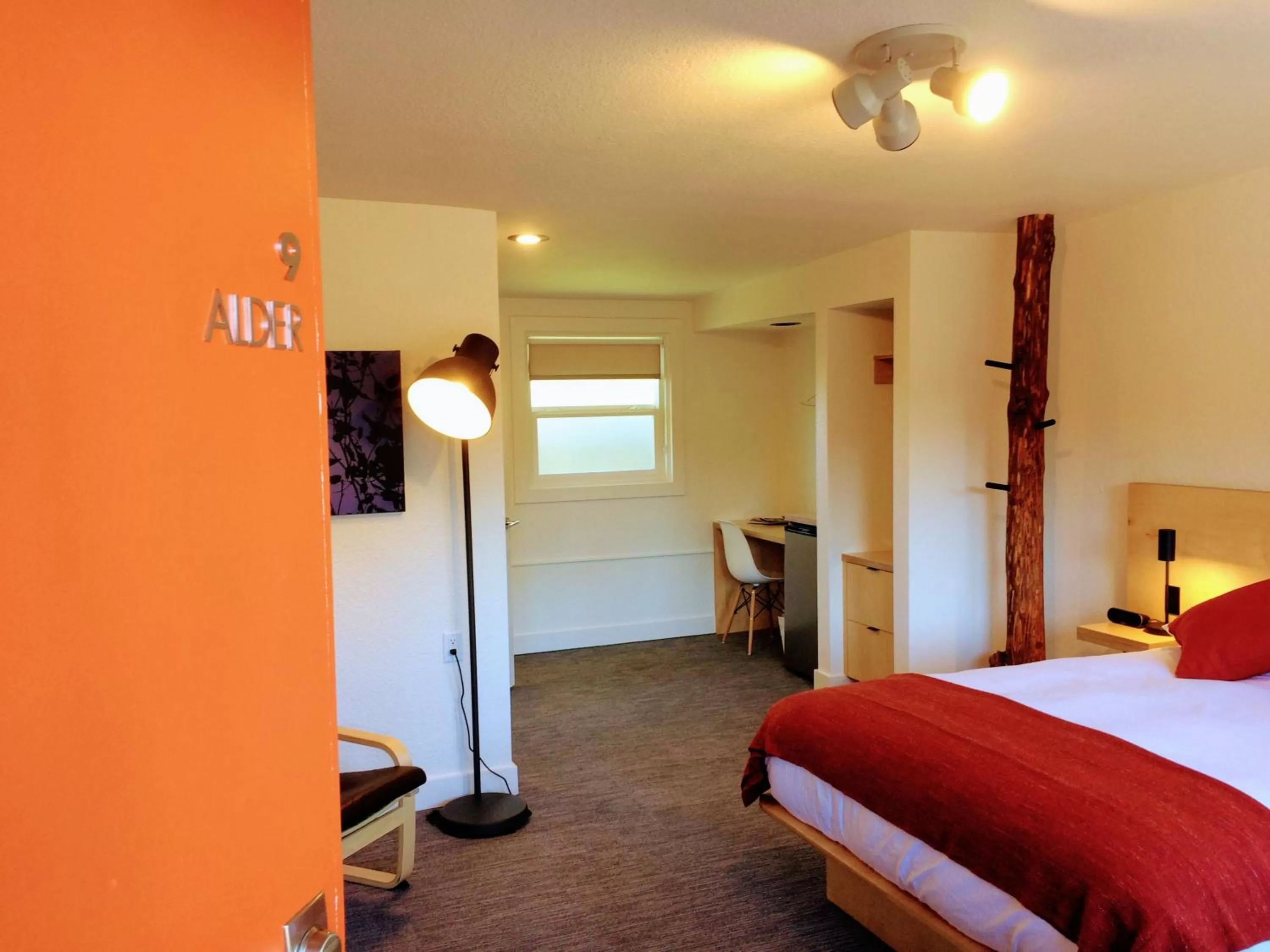 Photo of the whole room, Bed in Heliotrope Hotel