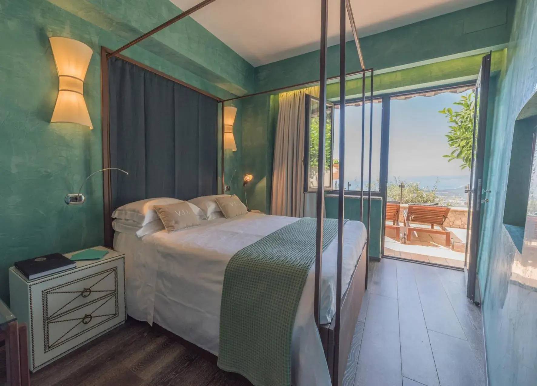 Bed in Hotel Villa Ducale