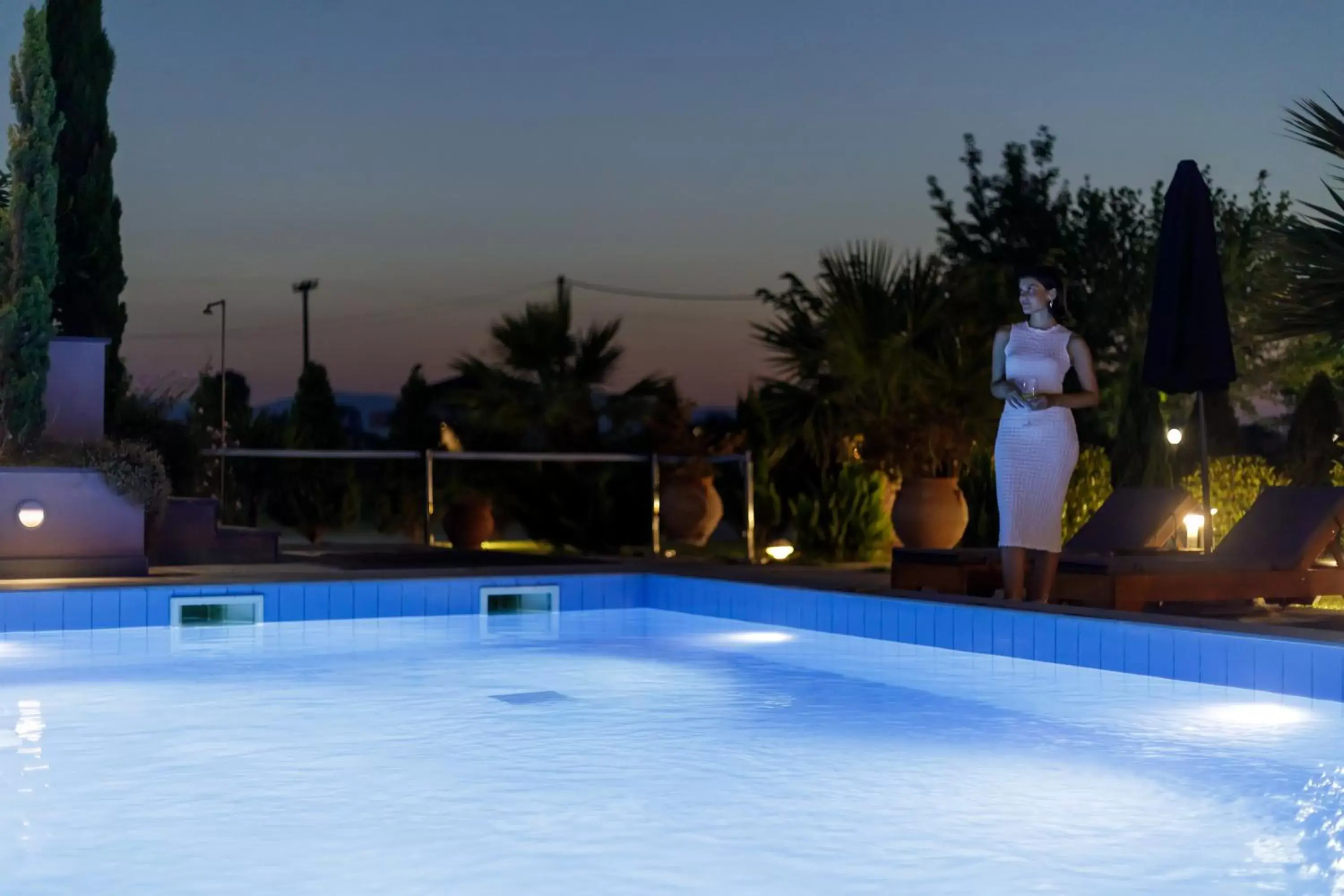 People, Swimming Pool in Hotel Yakinthos