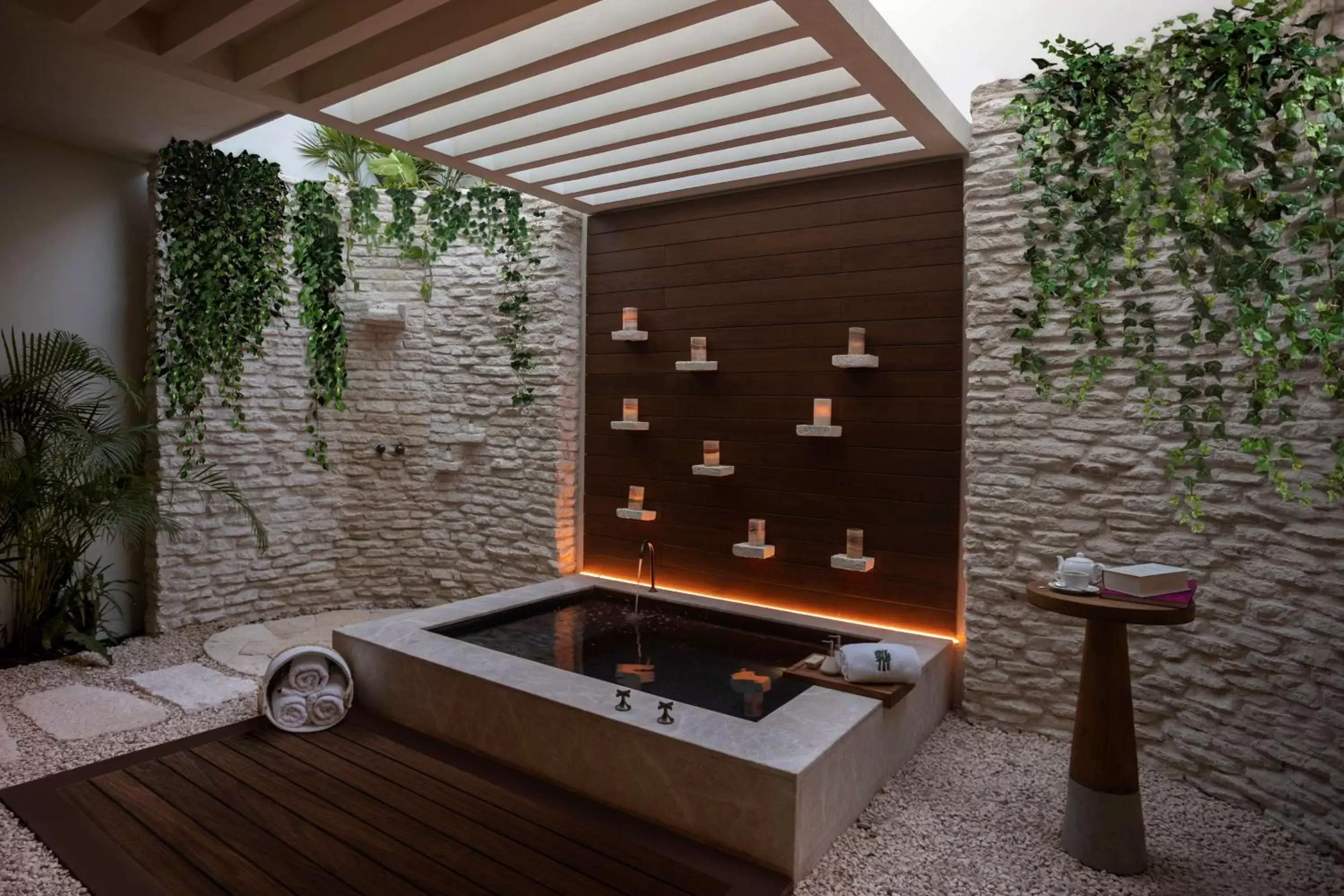 Bathroom in Banyan Tree Mayakoba