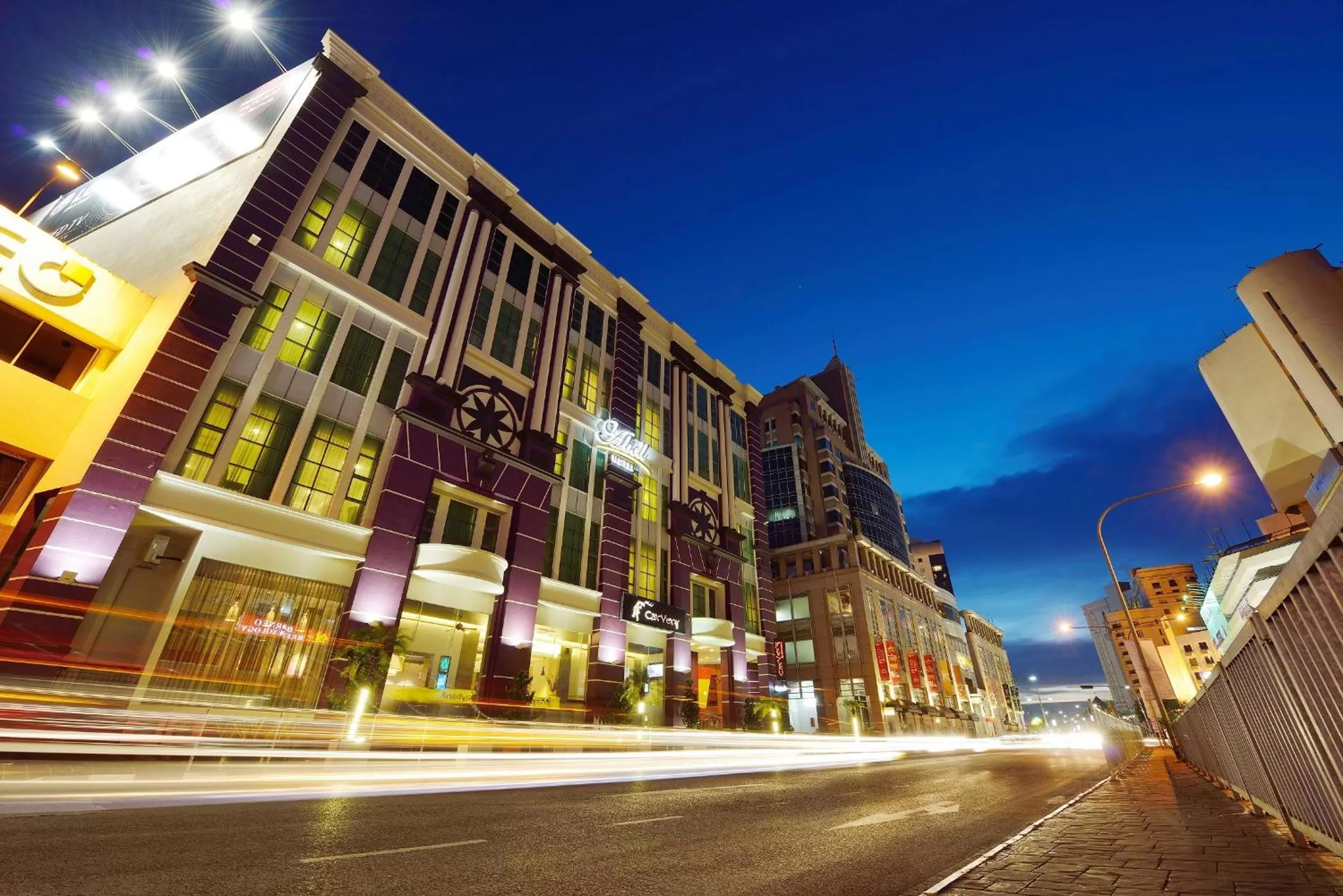 Facade/entrance in Abell Hotel