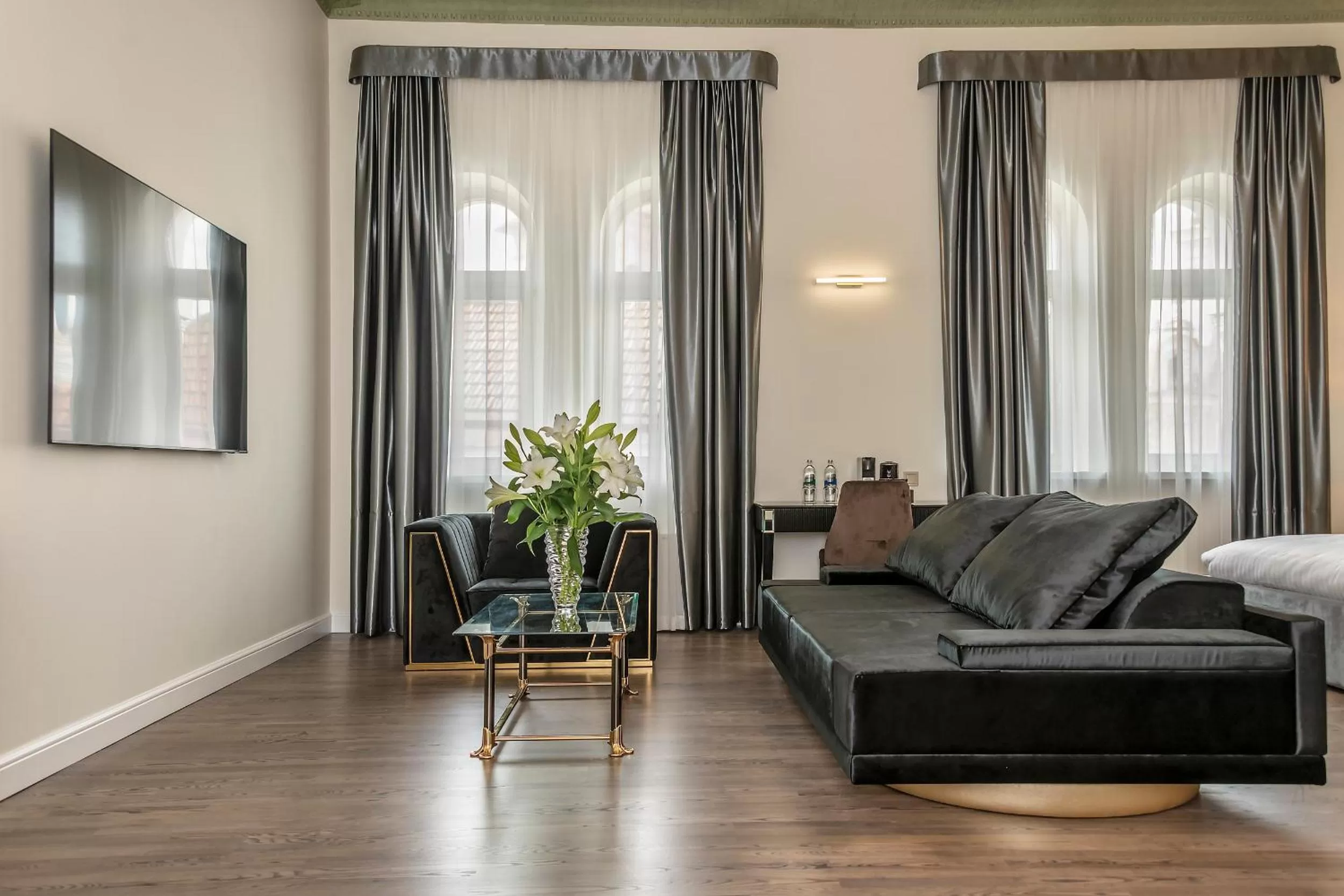 Seating area in St Palace Hotel