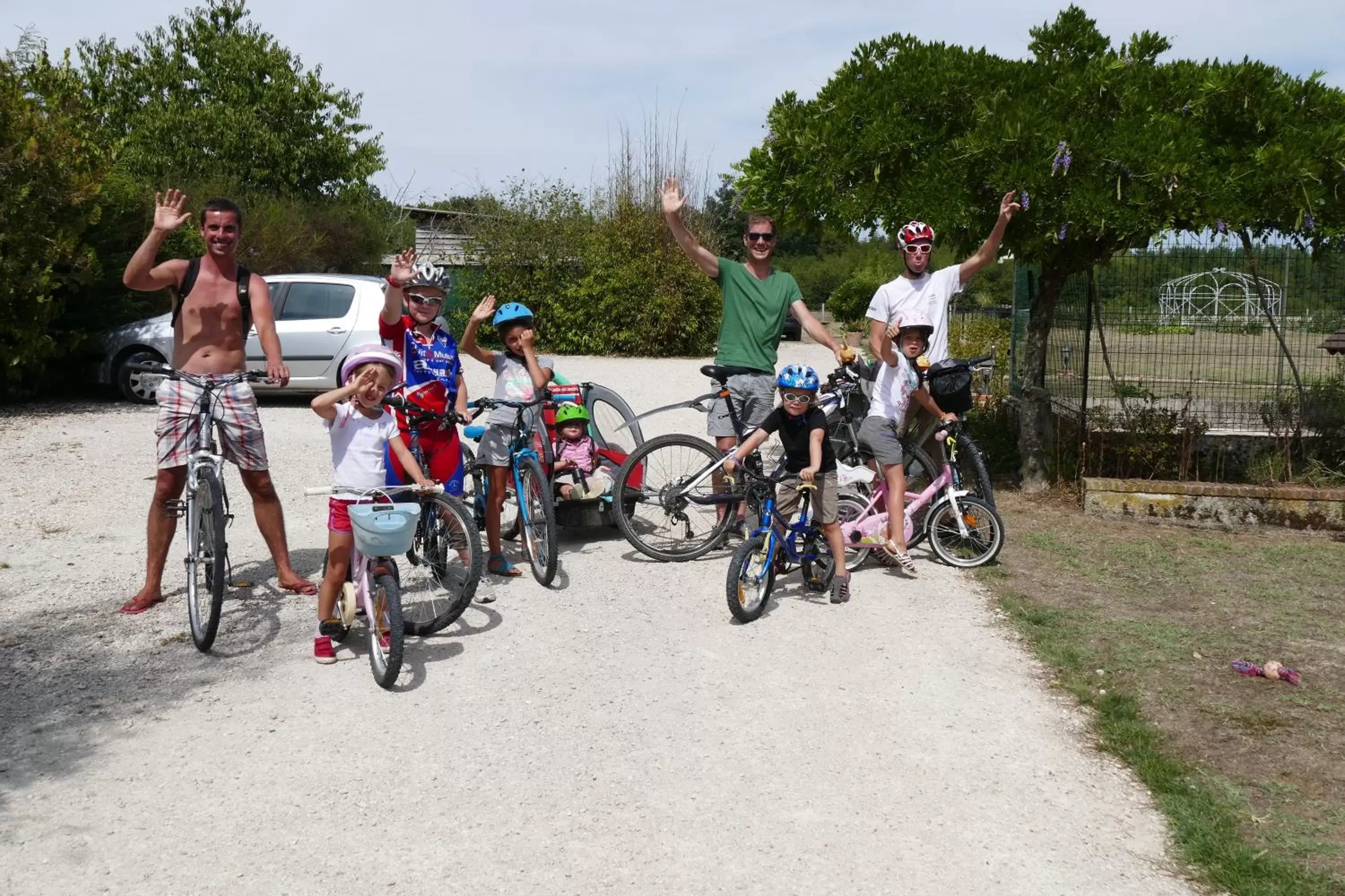 Day, Biking in Le Clos des Perraudières