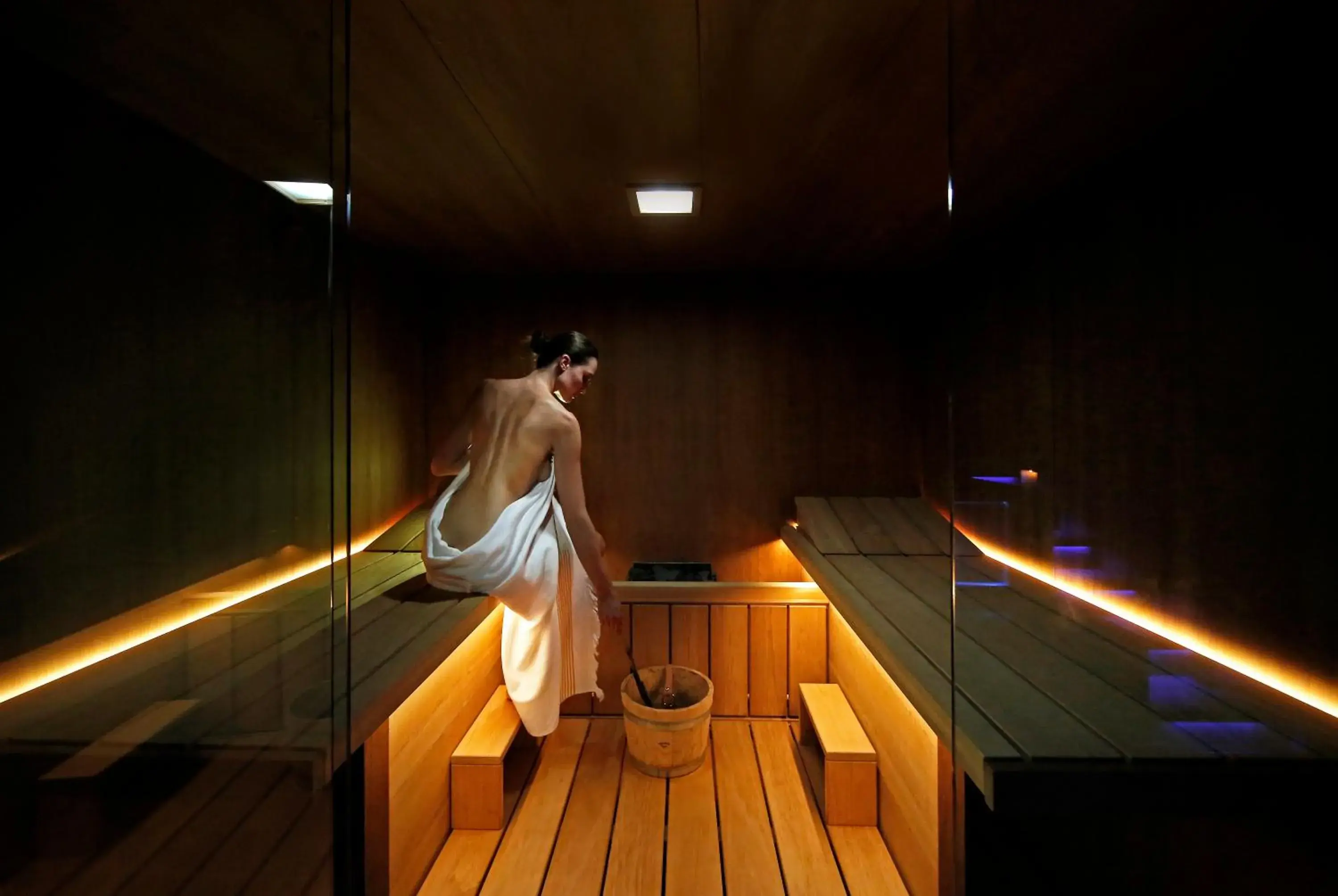 Sauna in Negrecoste Hôtel & Spa