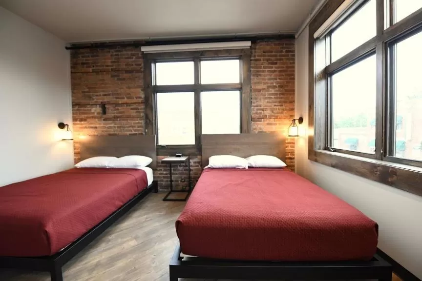 Bed in Crosby Lofts