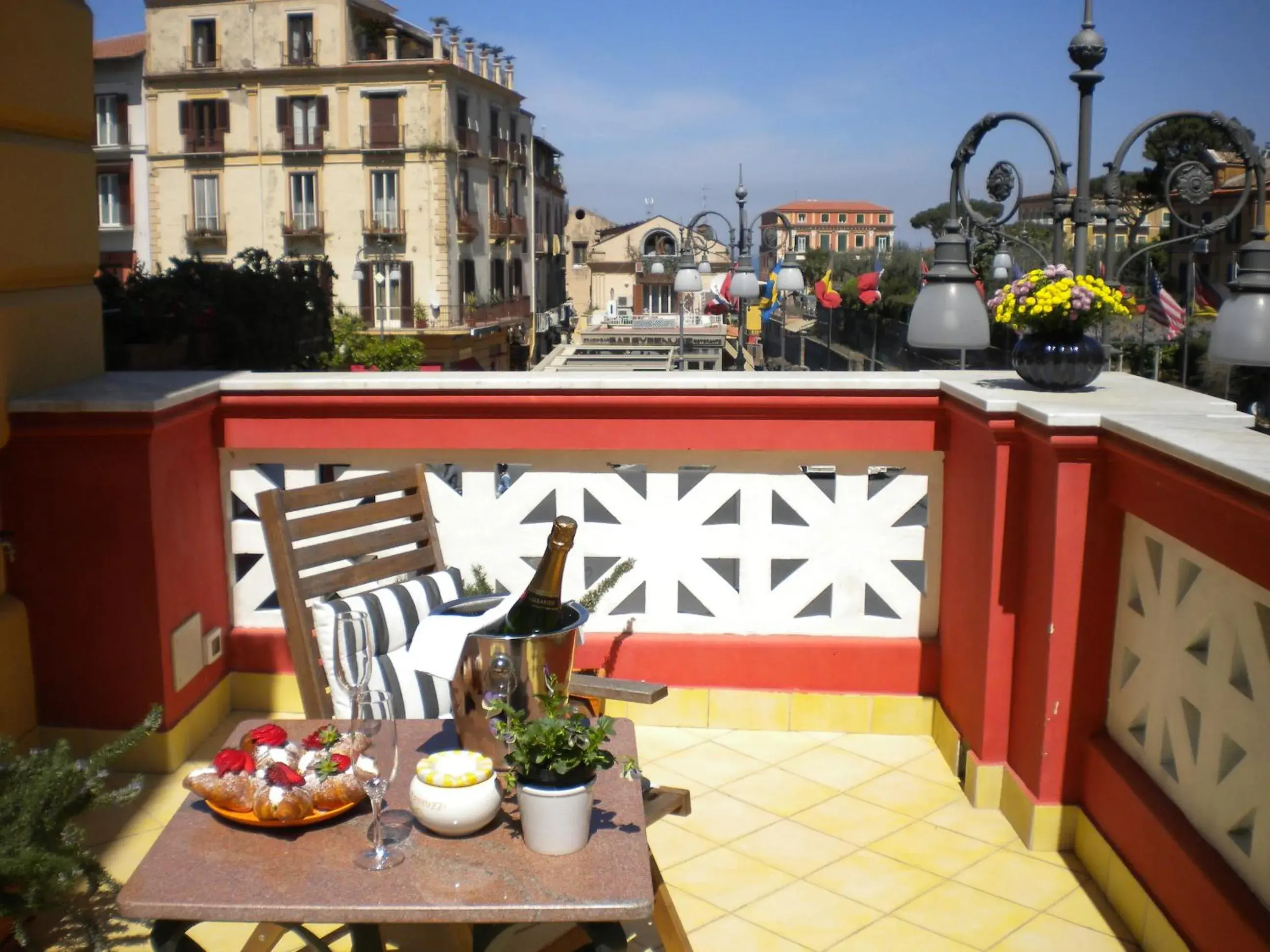 Balcony/Terrace in Palazzo Jannuzzi Relais