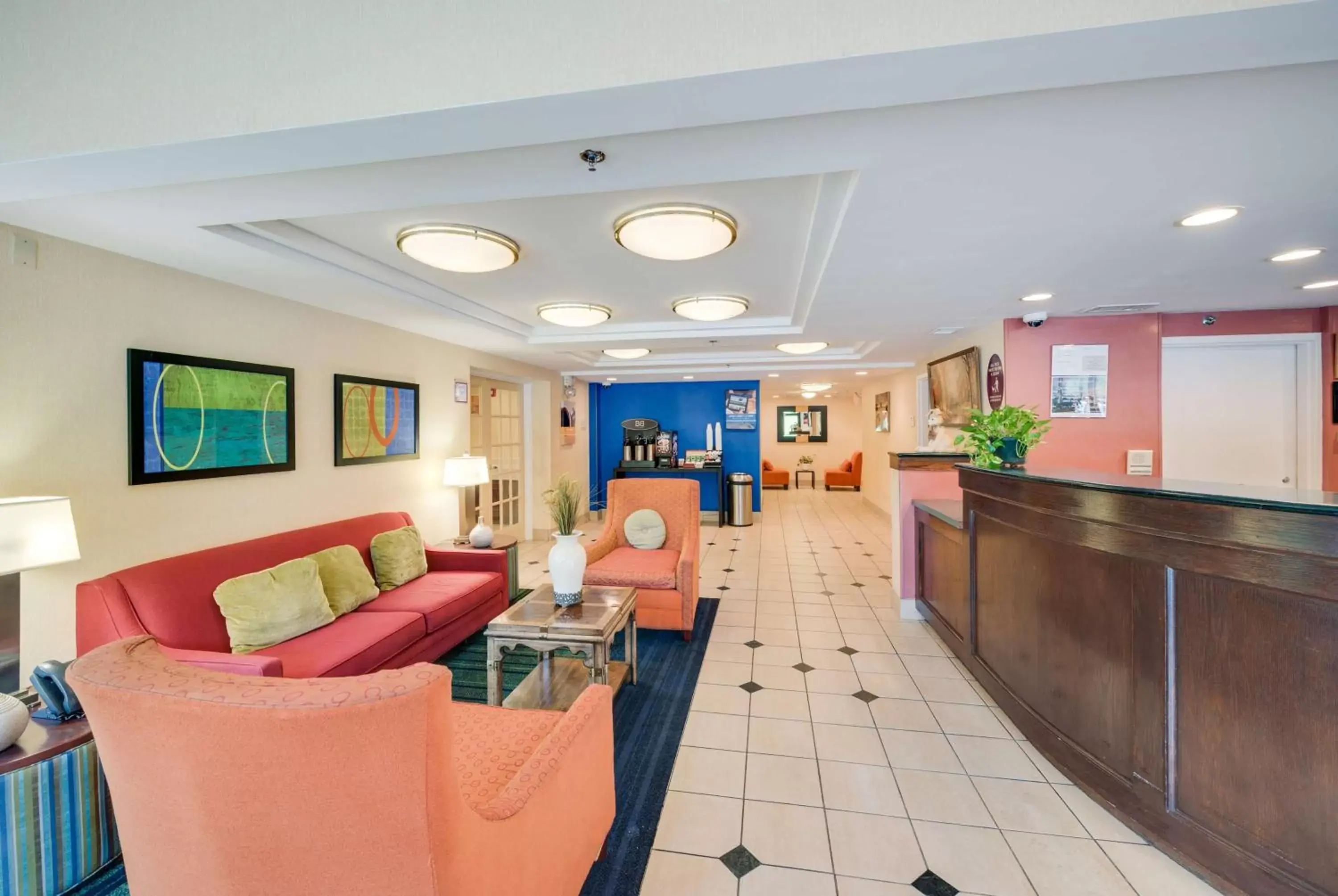 Lobby or reception in Motel 6-Milford, CT Lobby or reception in Motel 6-Milford, CT