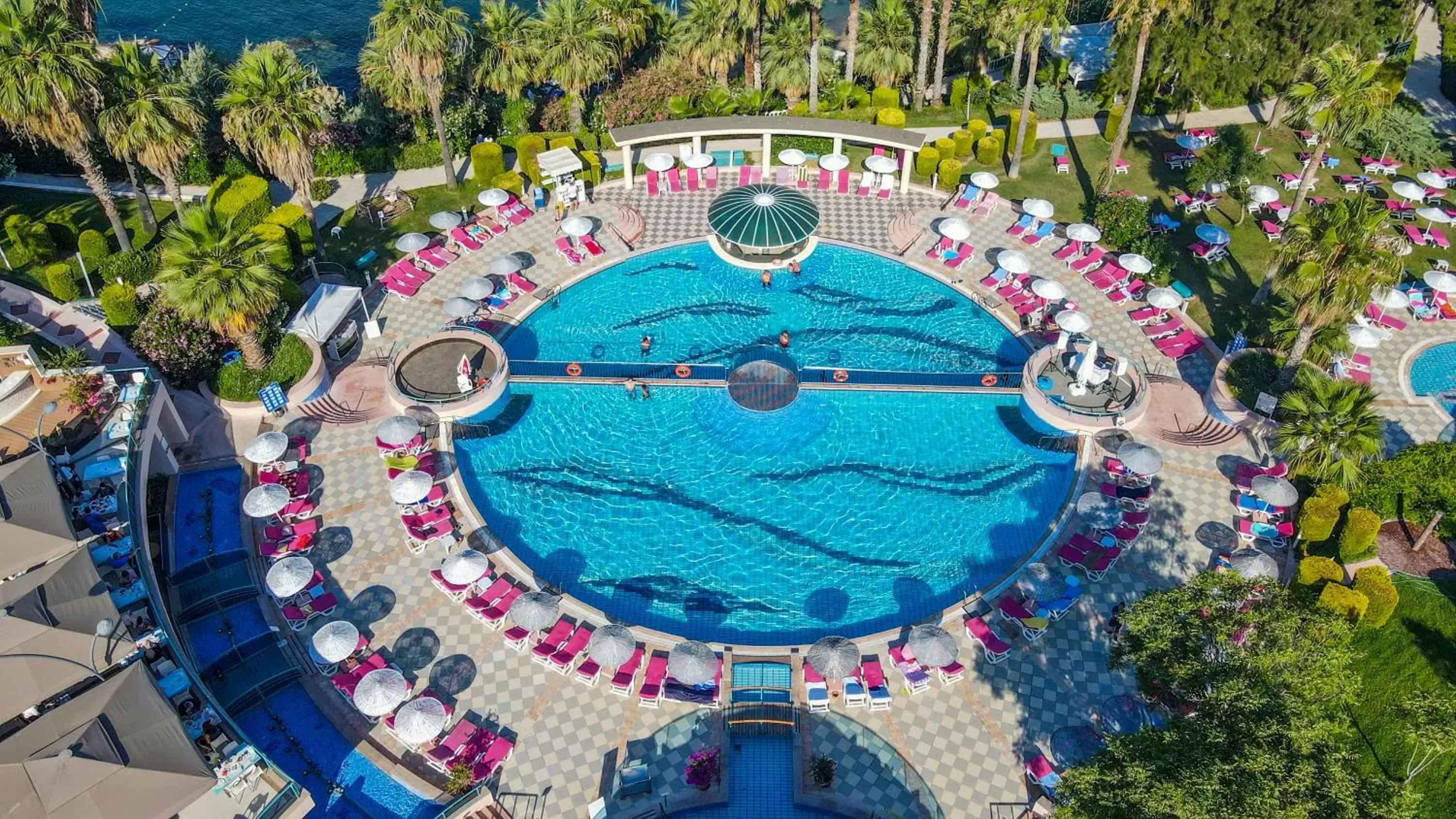 Bird's eye view, Pool View in The Grand Blue Sky International - All Inclusive