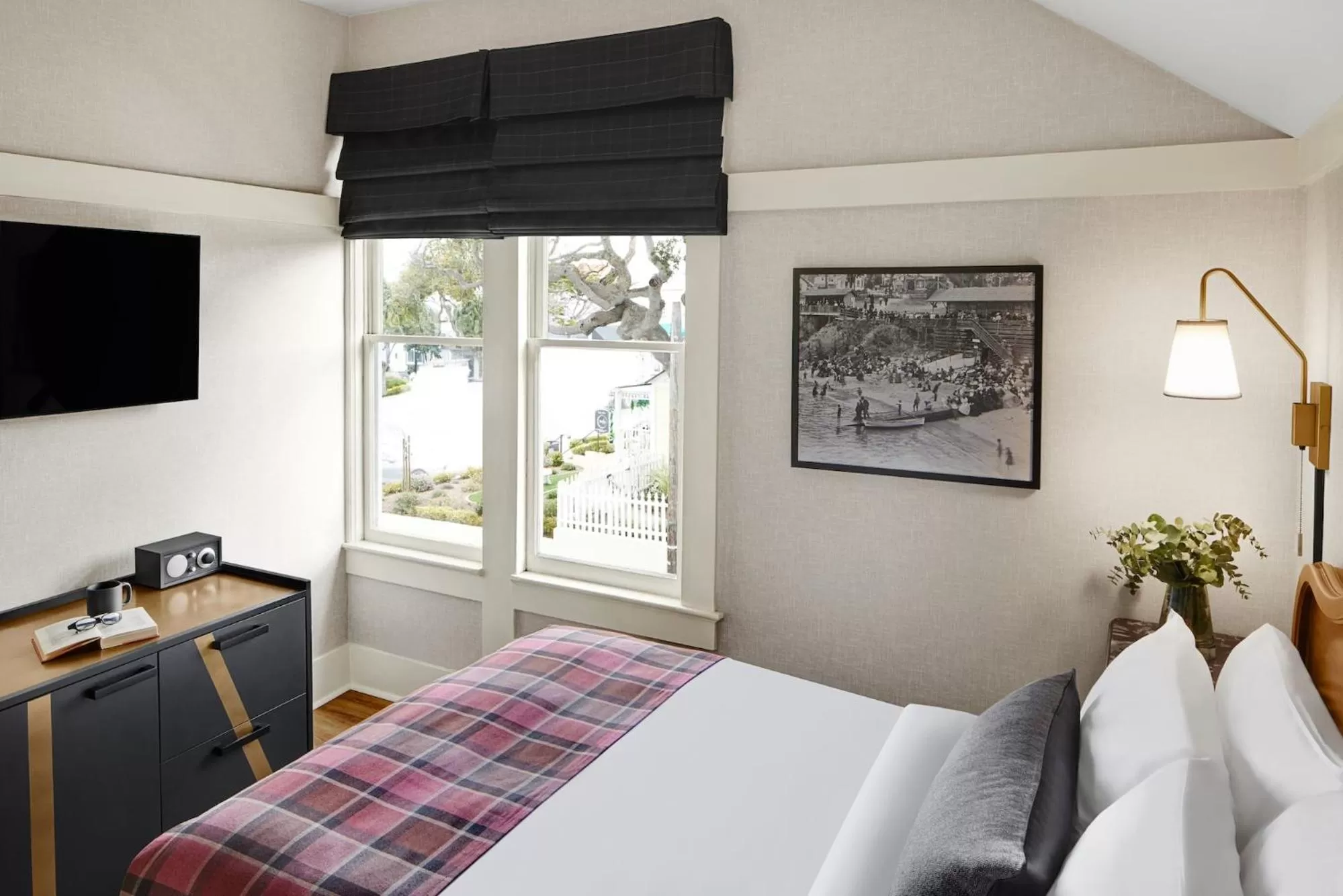 Bed in Gosby House Inn, A Four Sisters Inn