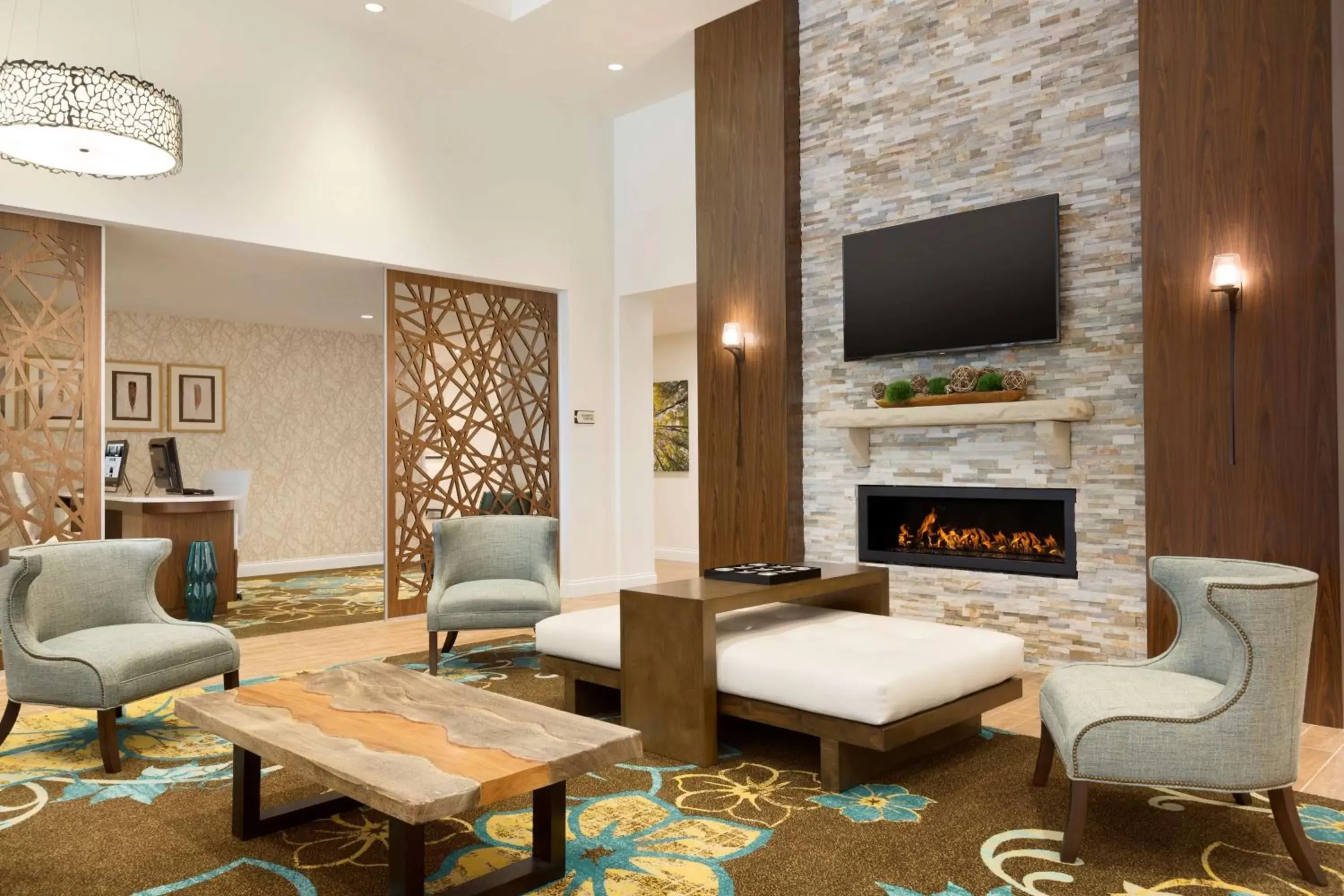 Lobby or reception, Seating Area in Homewood Suites By Hilton Augusta