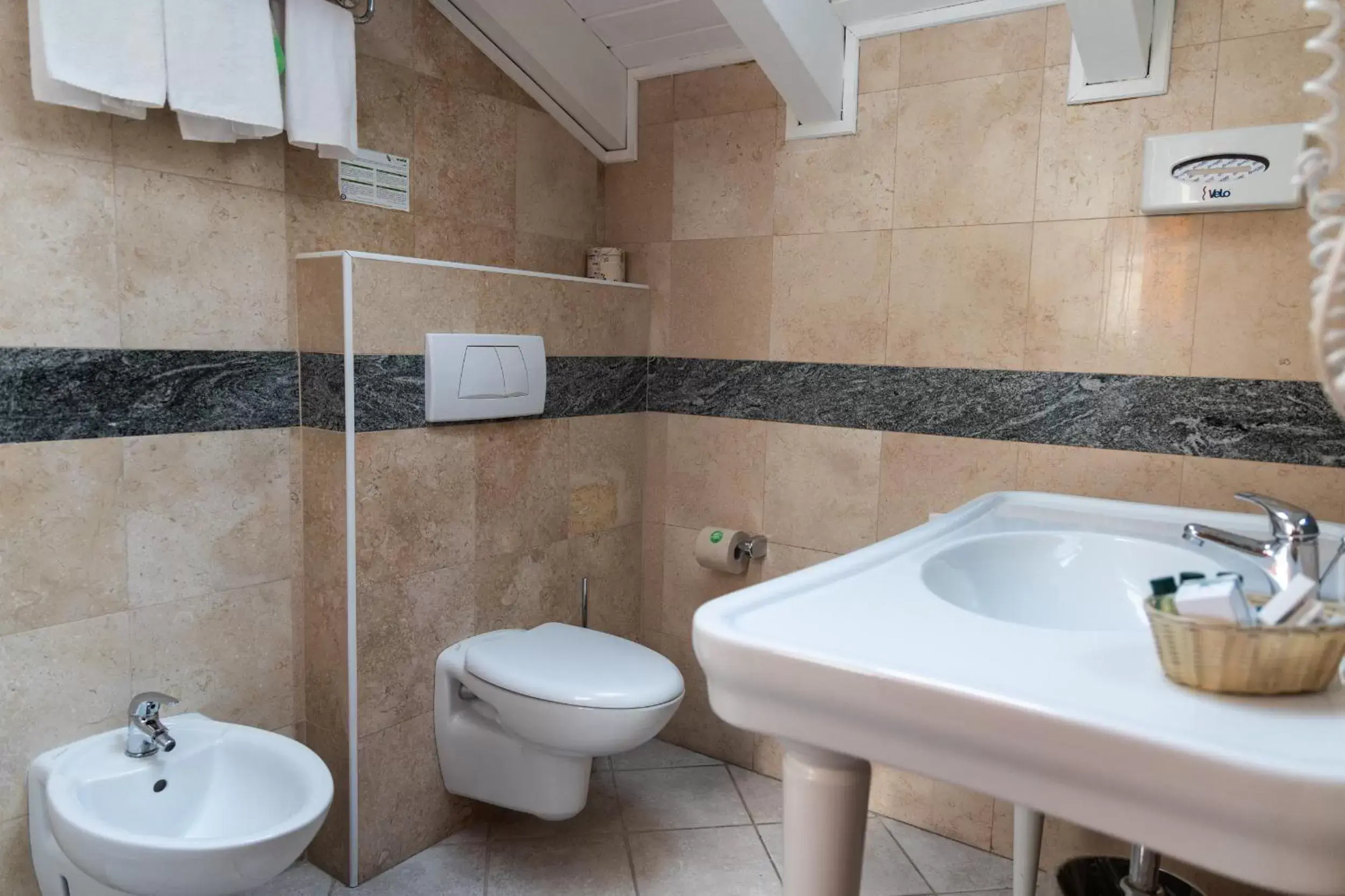 Shower, Bathroom in Hotel Ungheria Varese 1946