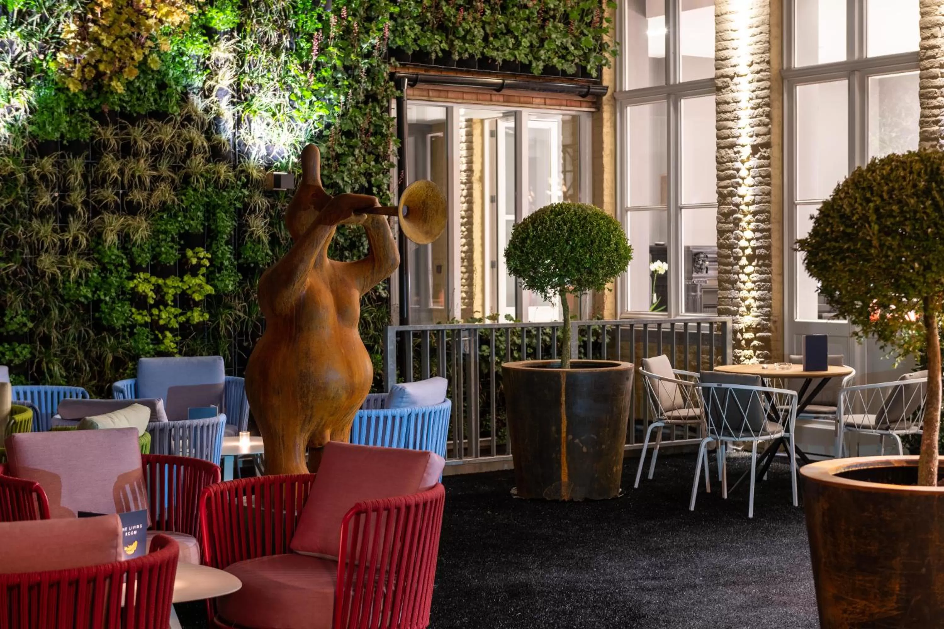 Garden in Boutique Hotel Sablon by CW Hotel Collection