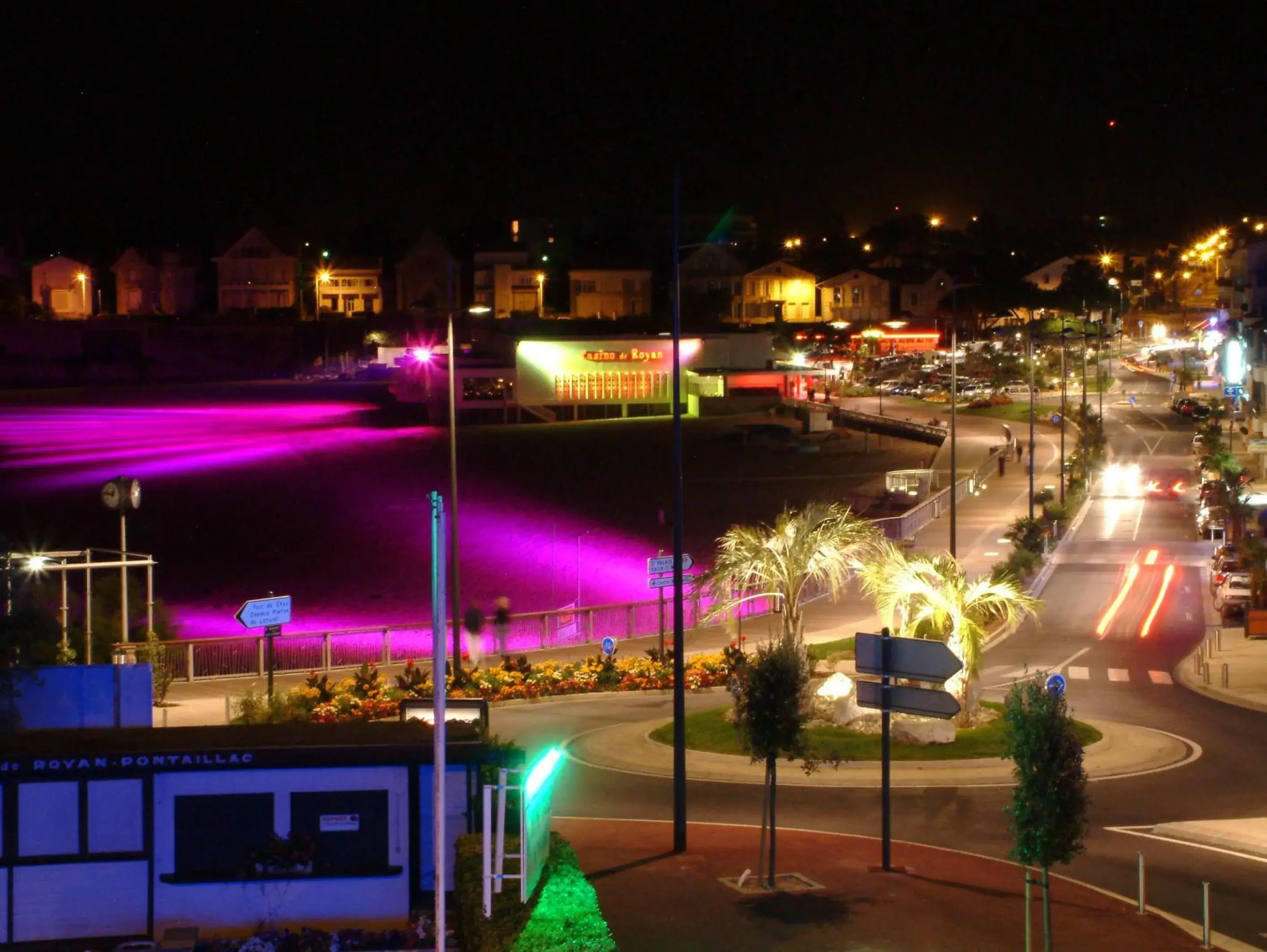 Night, Pool View in Hotel Belle Vue Royan