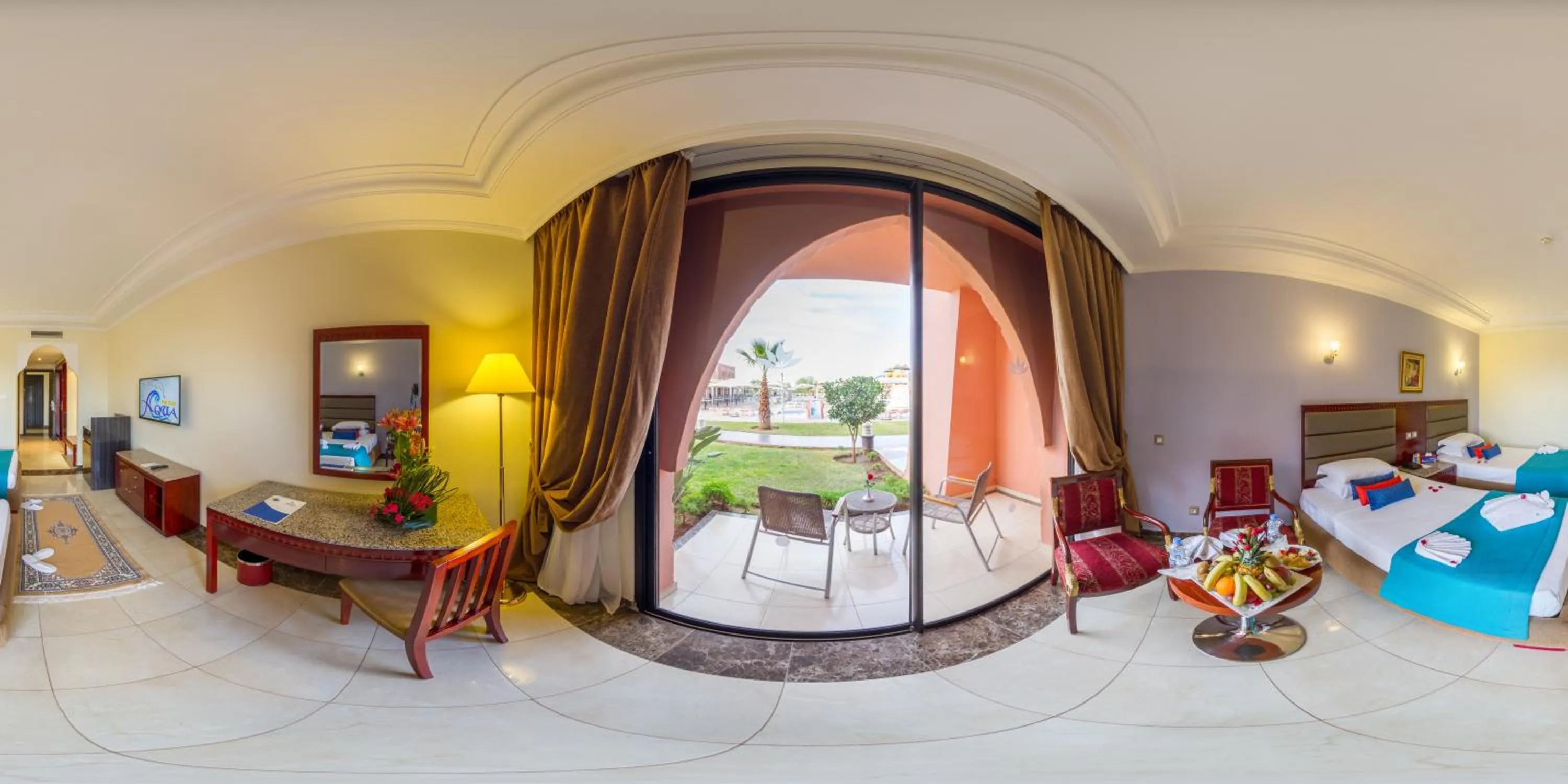 Bed in Pickalbatros Aqua Fun Club All Inclusive