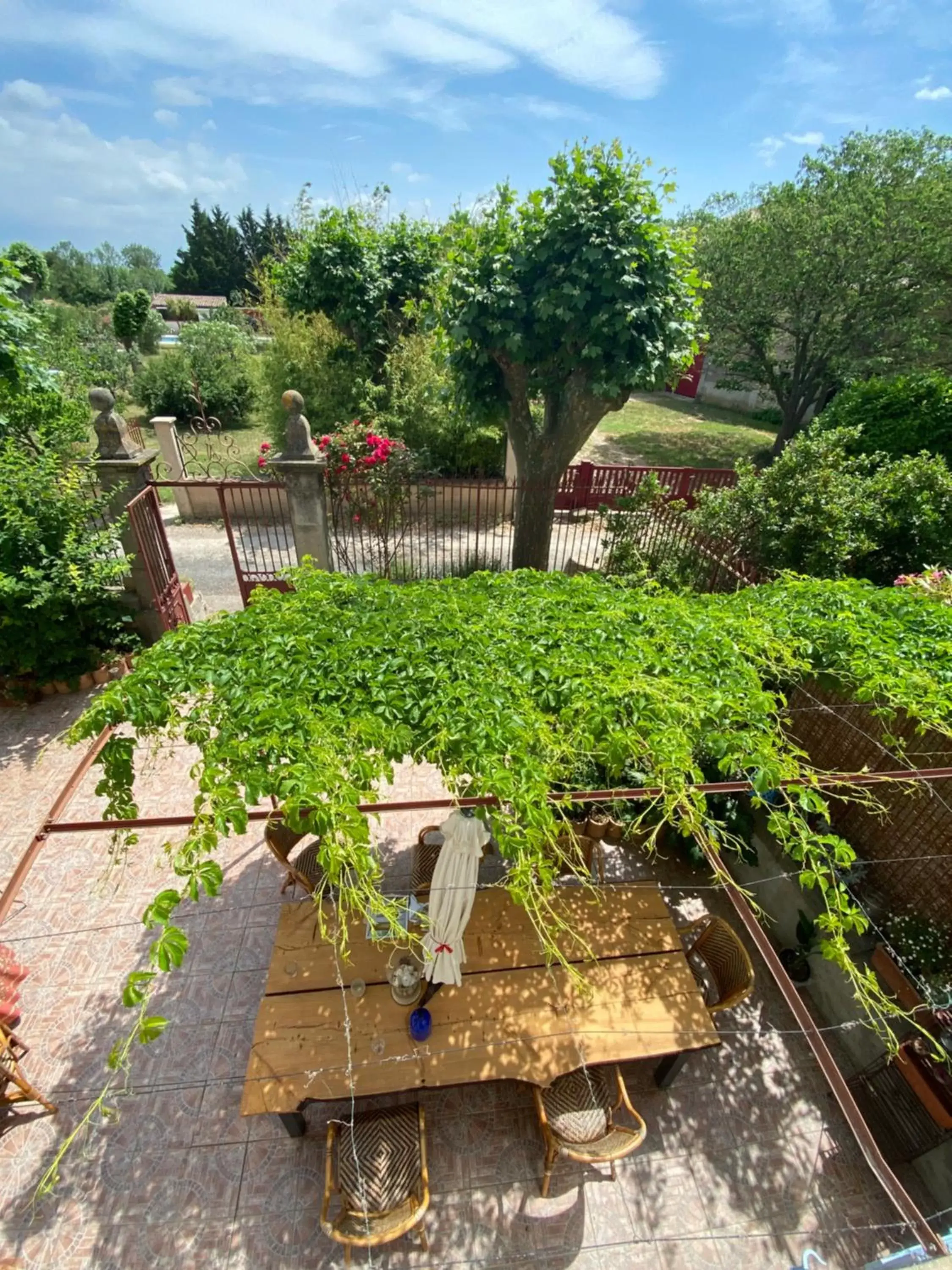 Garden view in Le Relais d'Affiac