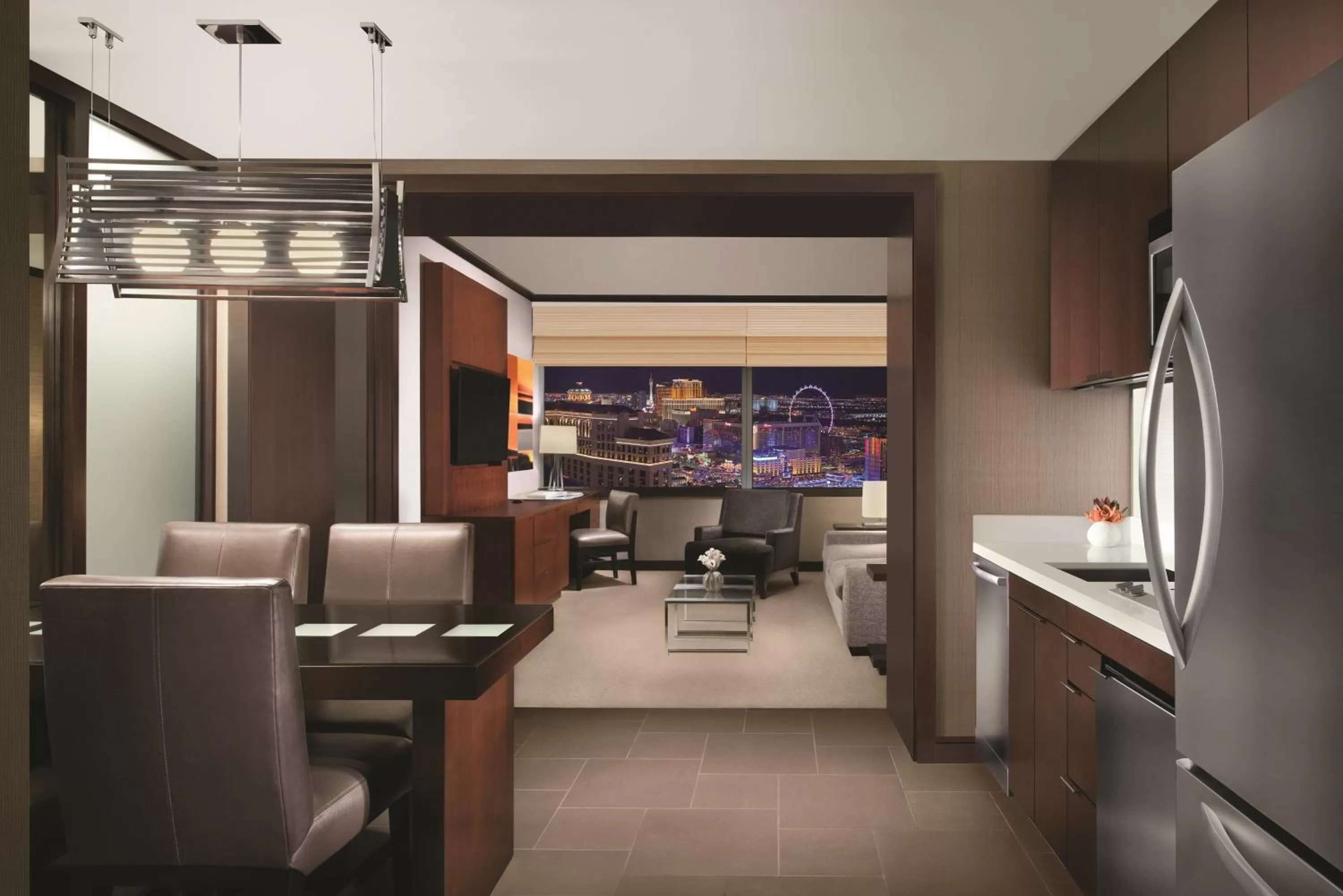 Bedroom in Vdara Hotel & Spa at ARIA Las Vegas