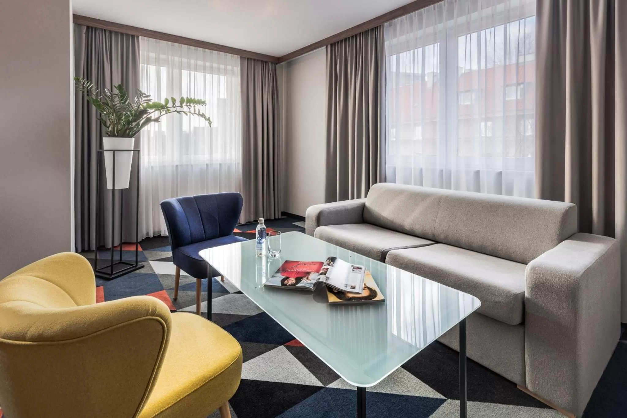 Living room in Vulcan Hotel