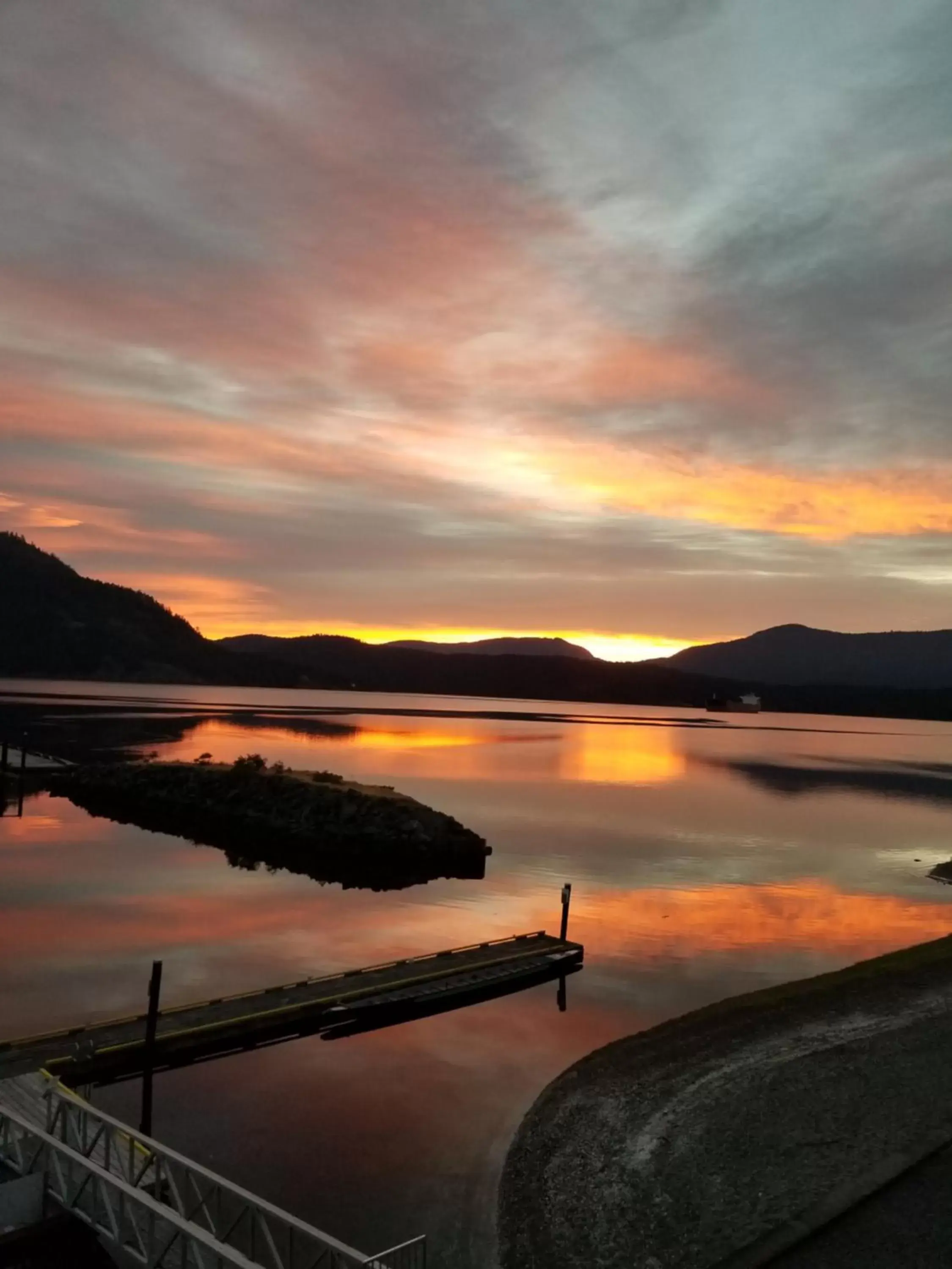 View (from property/room) in Oceanfront Suites at Cowichan Bay