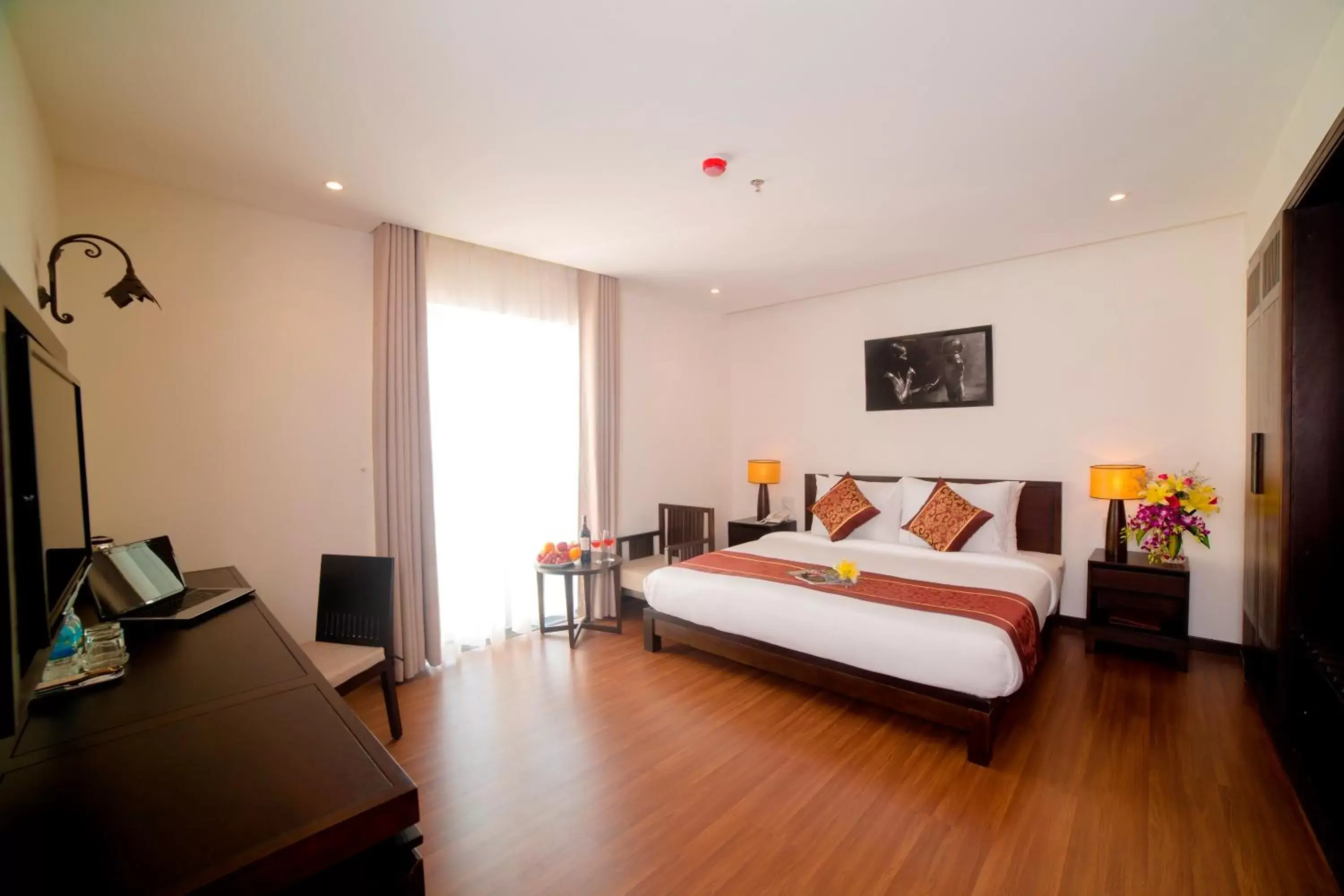 Balcony/Terrace, Bed in Edele Hotel Nha Trang Beach Balcony/Terrace, Bed in Edele Hotel Nha Trang Beach