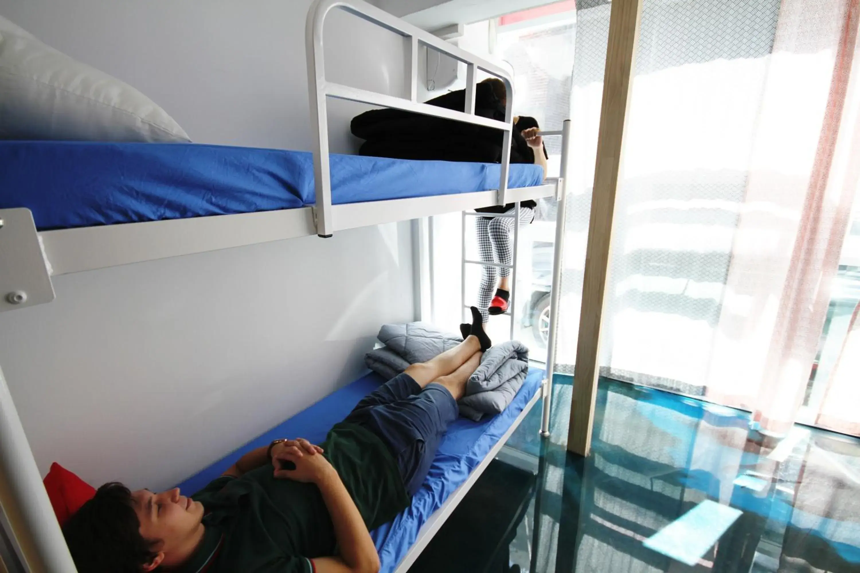 Bunk Bed in Time Travelers Party Hostel In Hongdae
