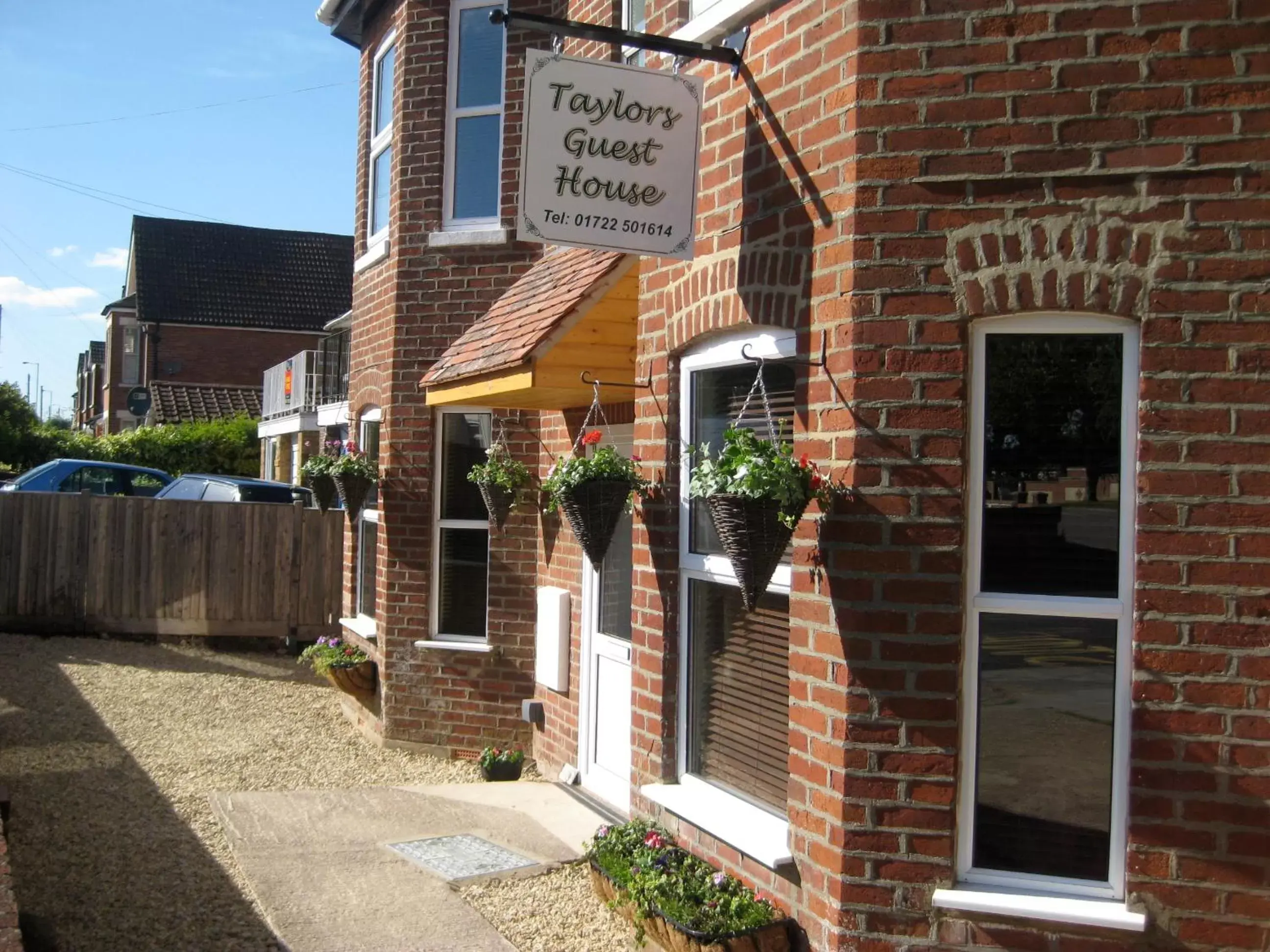 Facade/entrance in Taylors Guesthouse