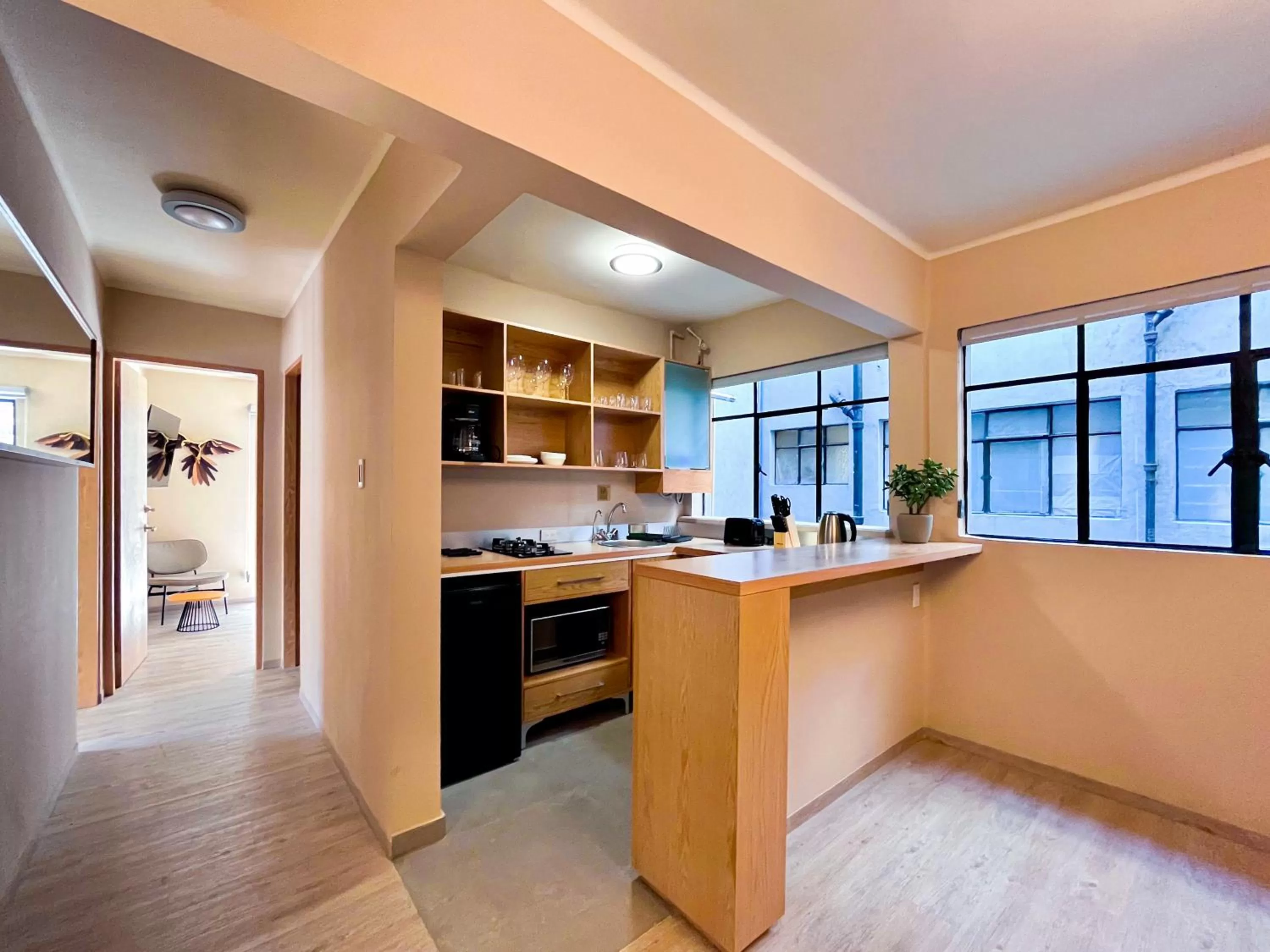 Kitchen or kitchenette in Mi Zona Lodging WTC