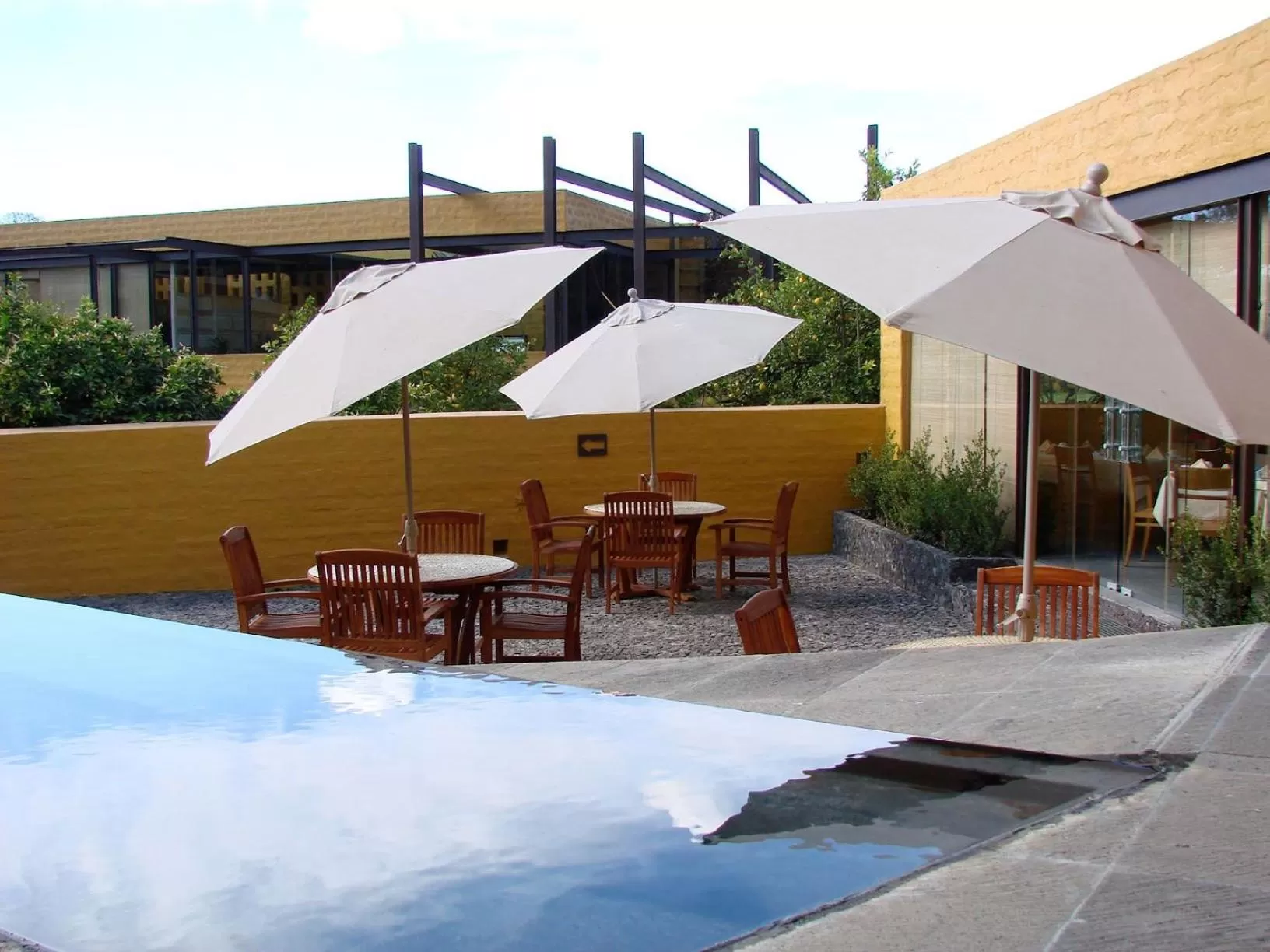 Patio in Hotel Casa en el Campo