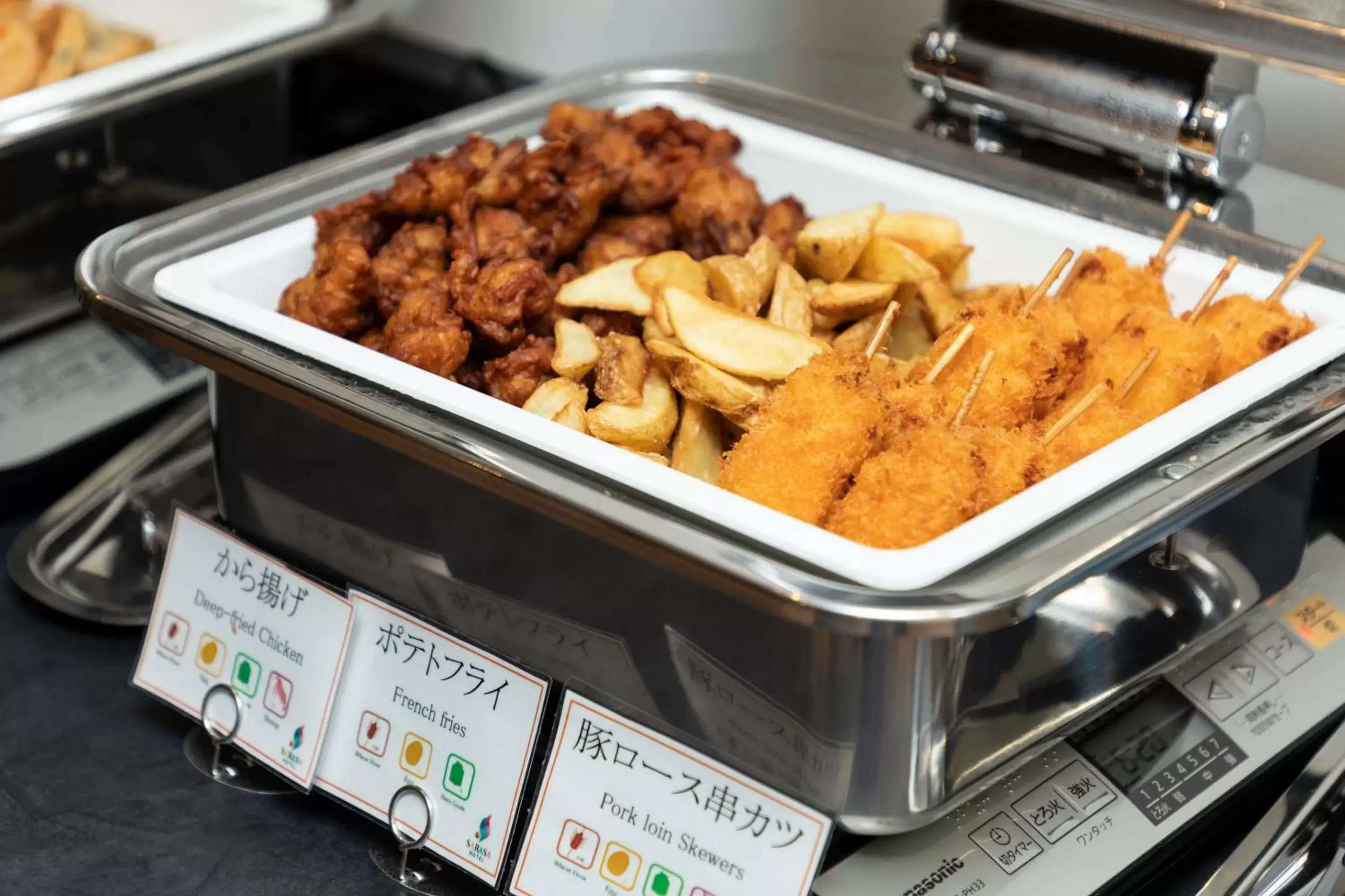 Buffet breakfast in SARASA HOTEL Dotonbori Buffet breakfast in SARASA HOTEL Dotonbori